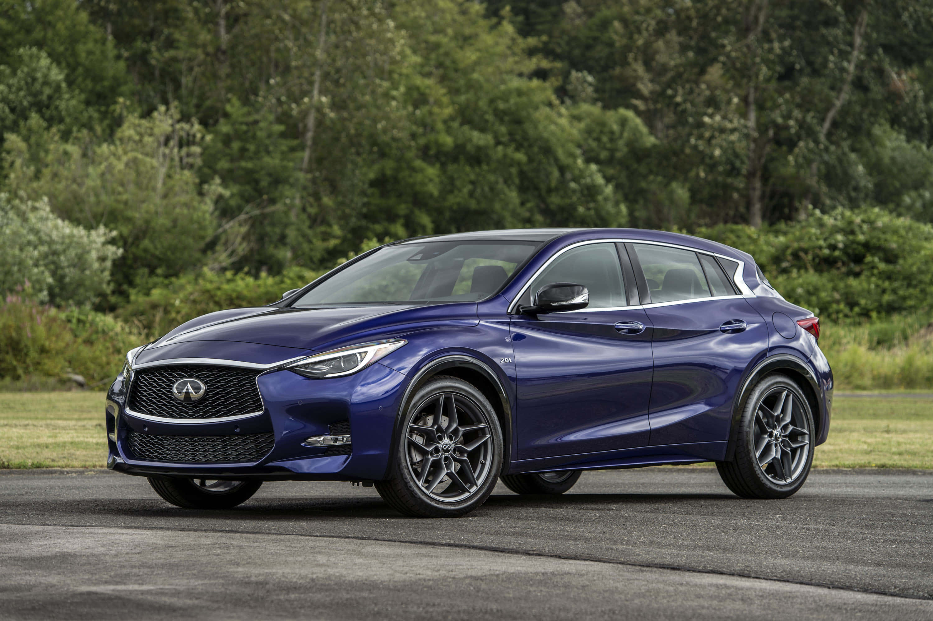Infiniti QX30, blue, daylight, 2K Desktop Wallpaper