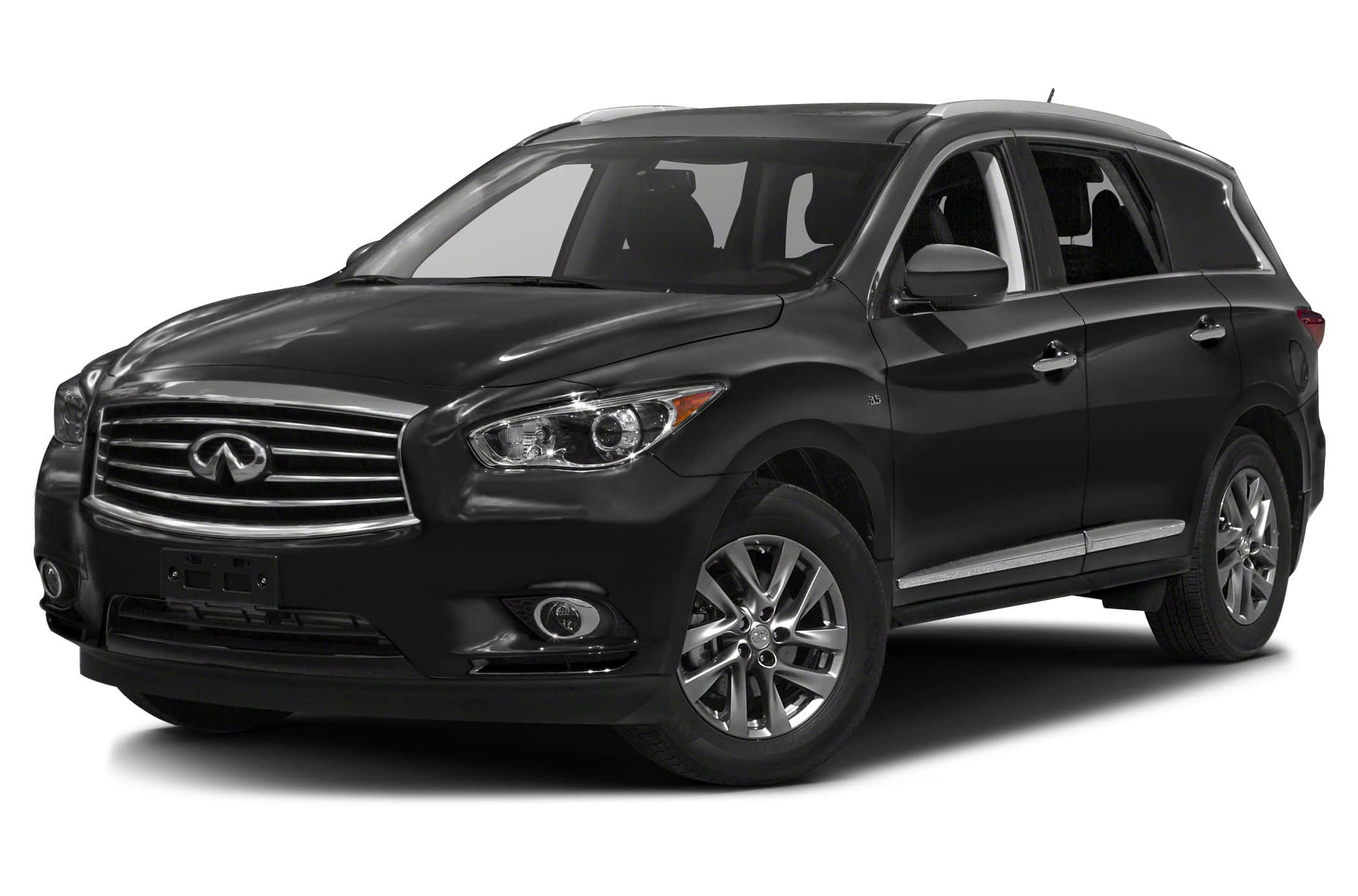 Infiniti QX60, black, chrome accents, Full HD Desktop Wallpaper