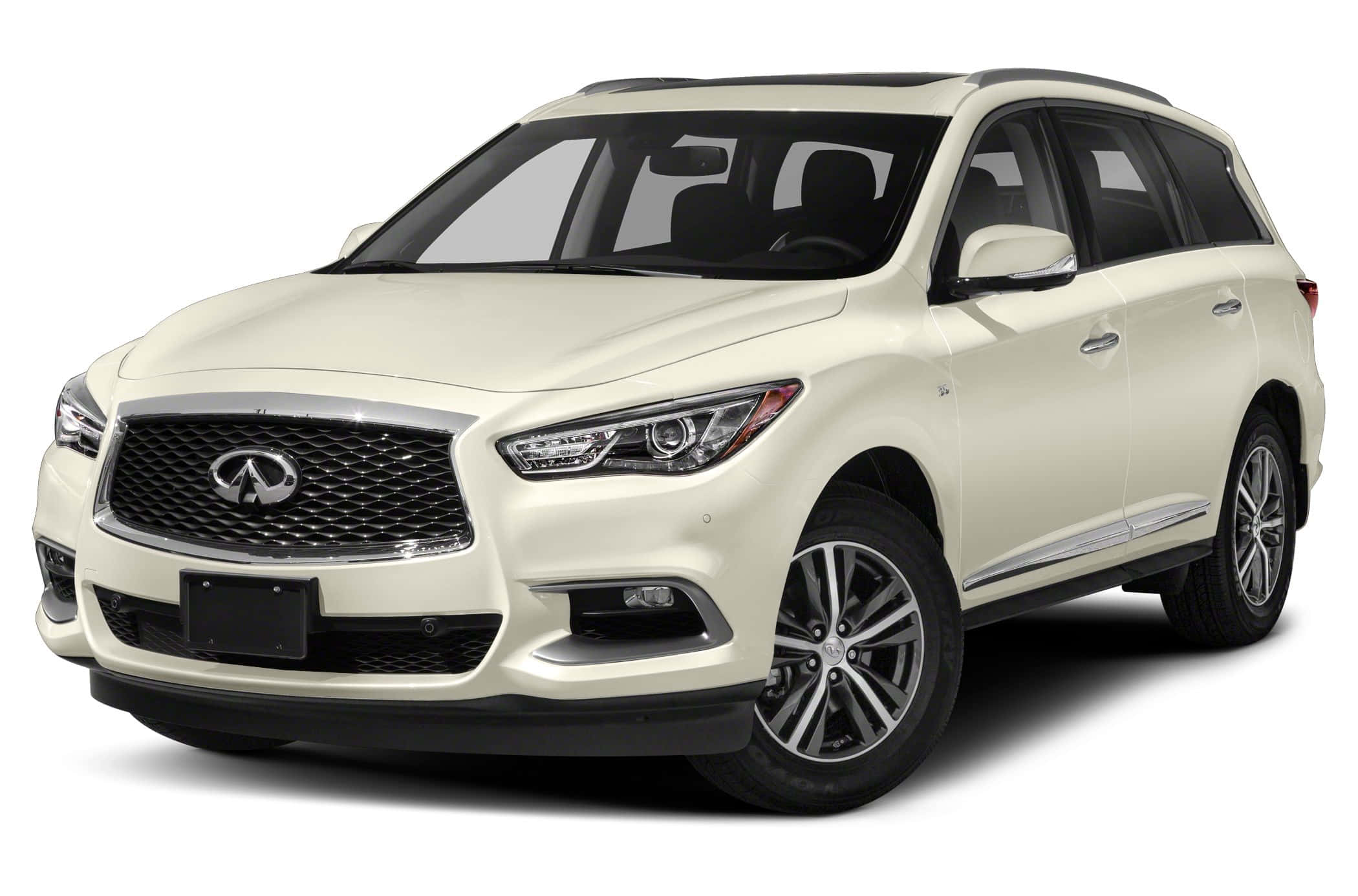 Infiniti QX60, cream-colored, studio shot, Full HD Desktop Wallpaper