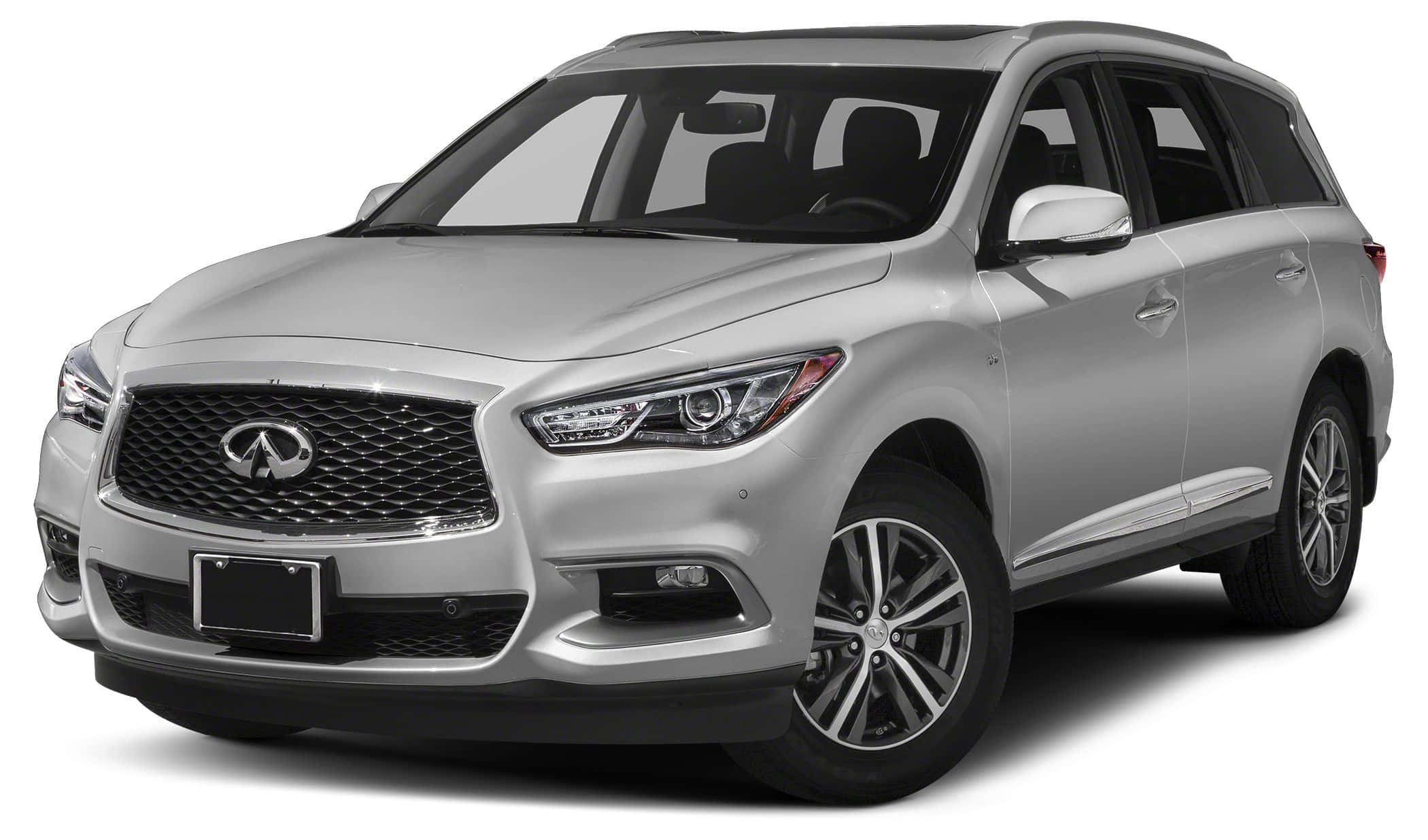 Infiniti QX60, silver, studio lighting, Full HD Desktop Wallpaper