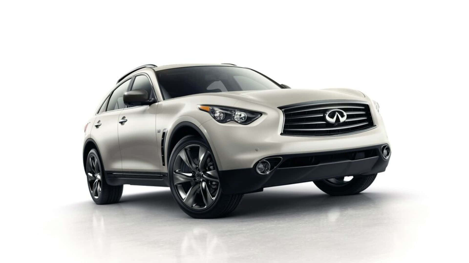 Infiniti QX70, sleek, silver, Full HD Desktop Wallpaper