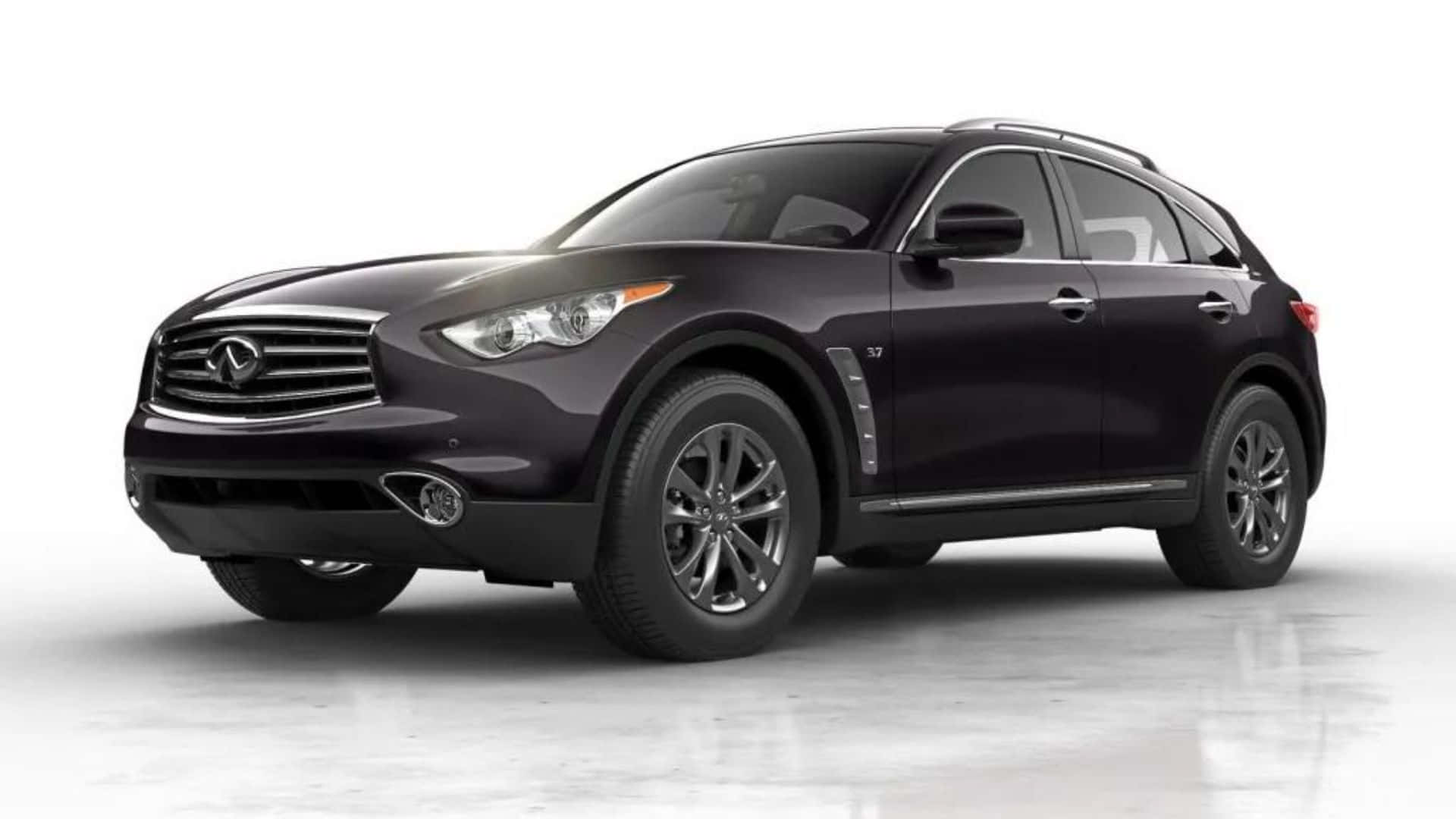 Infiniti QX70, dark purple, sleek, Full HD Desktop Wallpaper