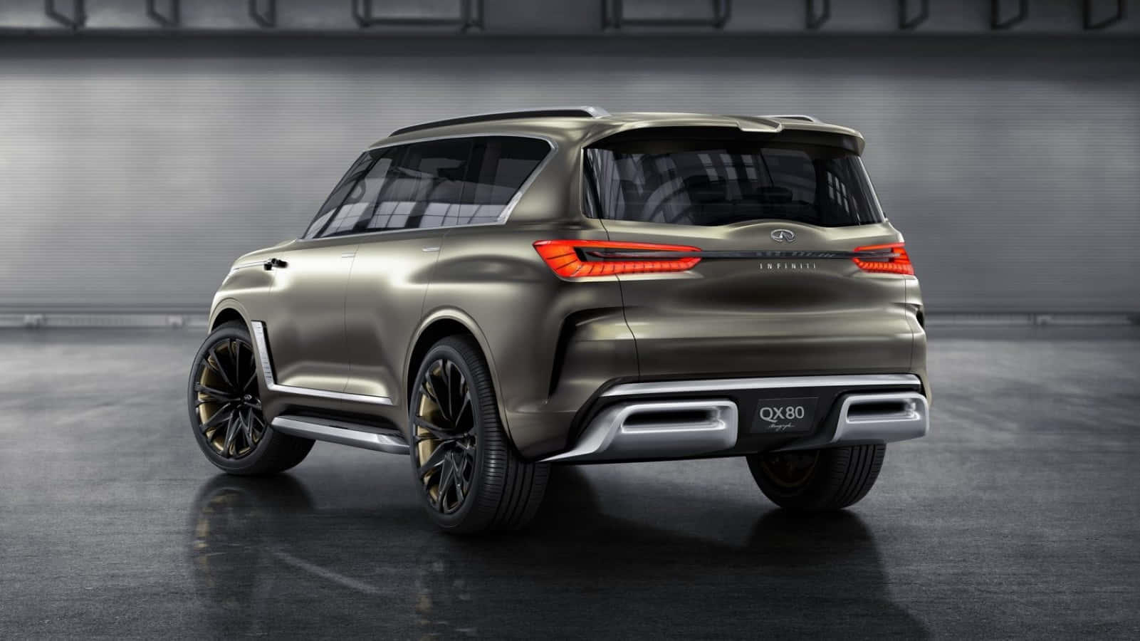 Infiniti QX80, 2022 Infiniti QX80, bronze, HD Desktop Wallpaper