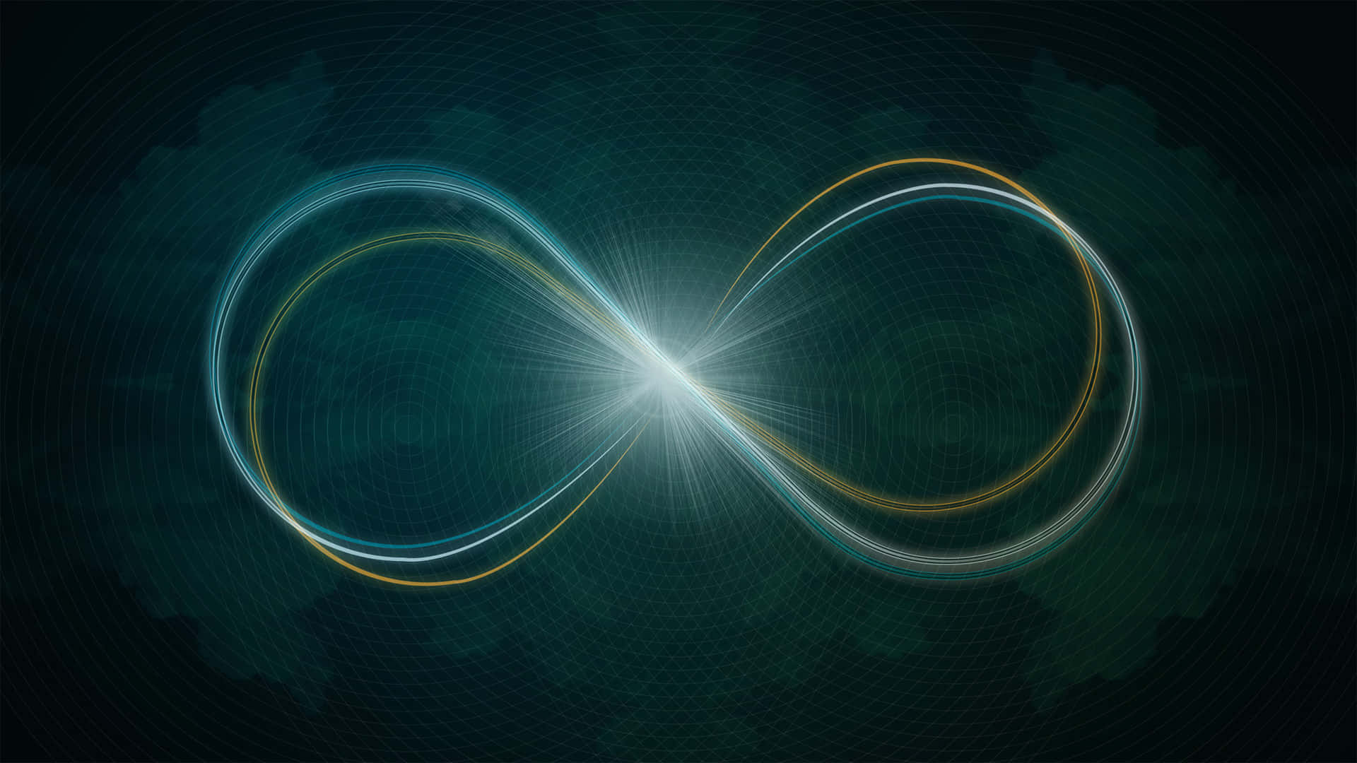 infinity symbol, glowing, bright light, Full HD Desktop Wallpaper