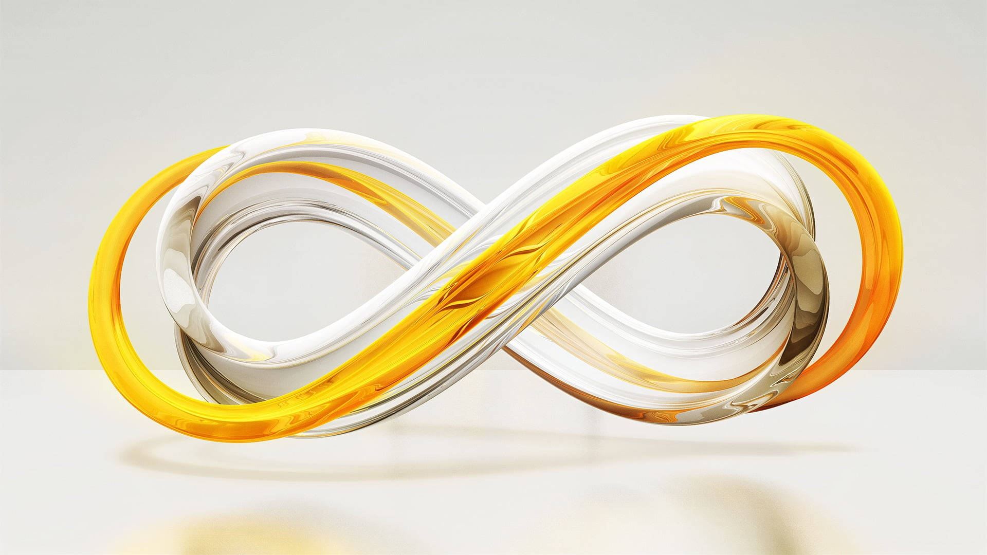 infinity symbol, gold, silver, Full HD Desktop Wallpaper