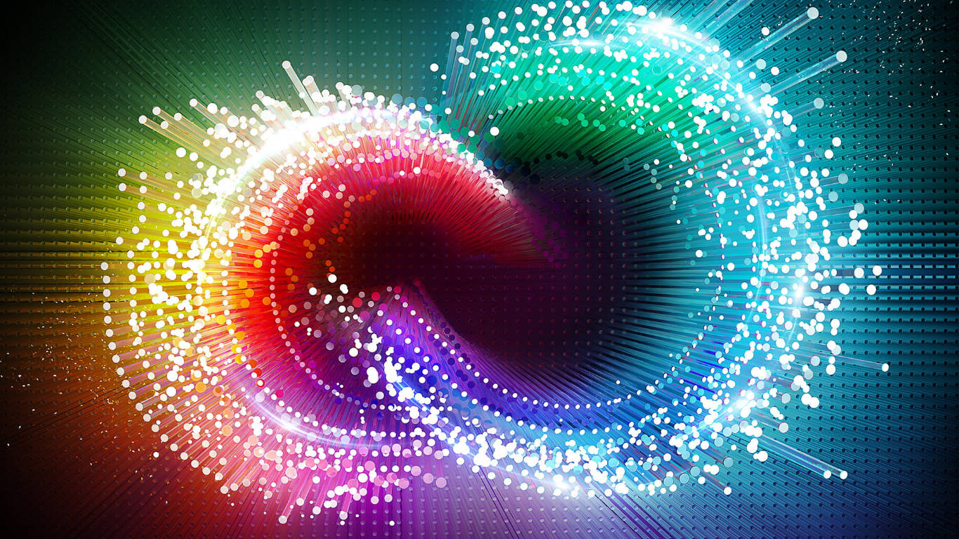 Infinity Symbol, colorful glowing, rainbow hues, HD Desktop Wallpaper