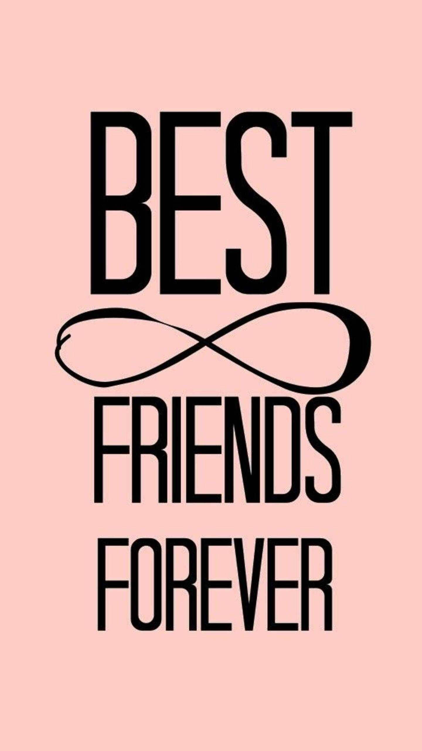 BFF Infinity Text, BEST FRIENDS FOREVER, infinity symbol, 2K Phone Wallpaper