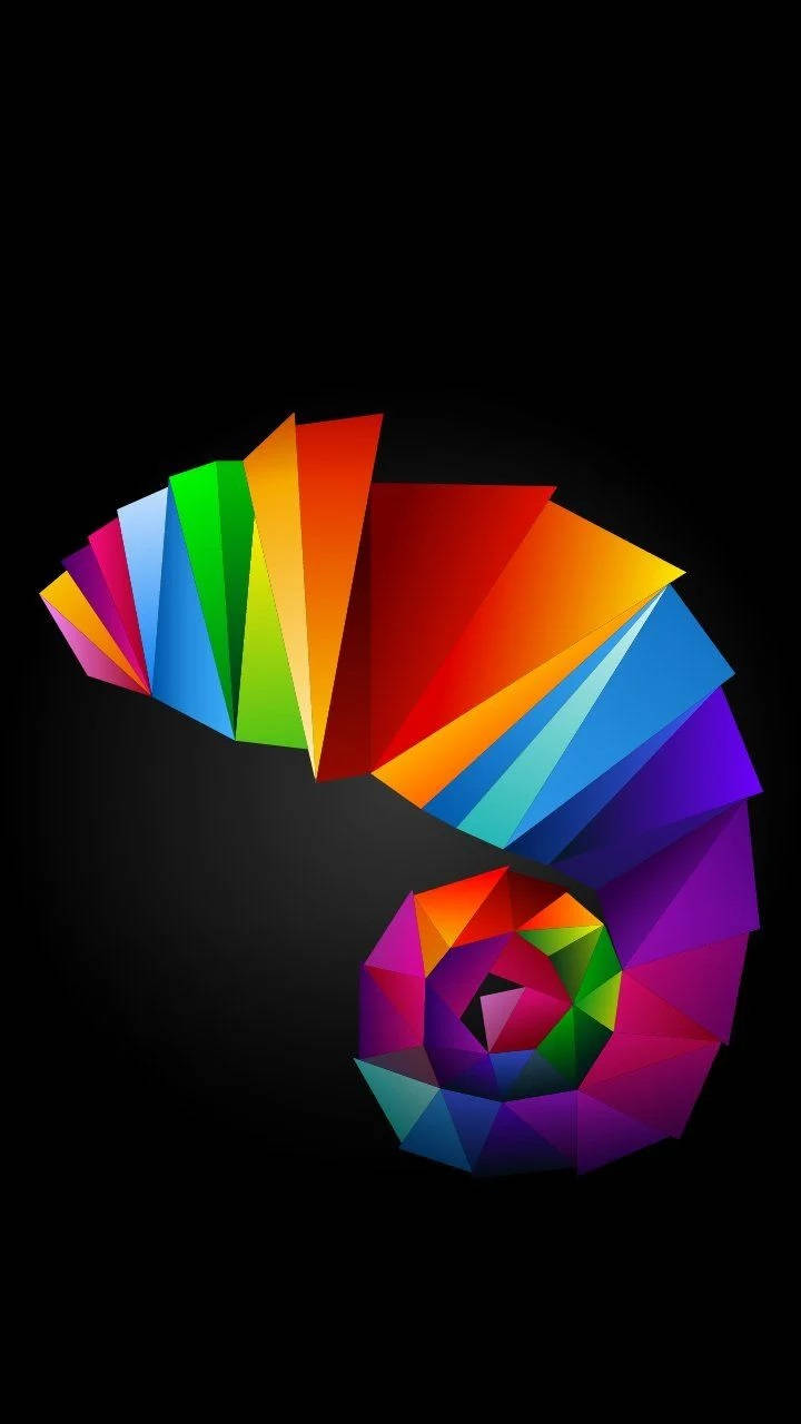 Infinix, vector illustration, colorful chameleon, HD Phone Wallpaper