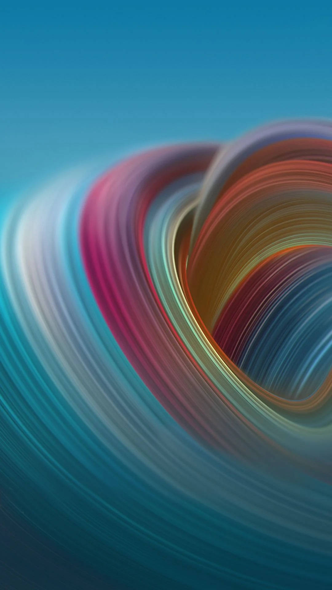 Infinix, colorful rings, curved edges, Full HD Phone Wallpaper