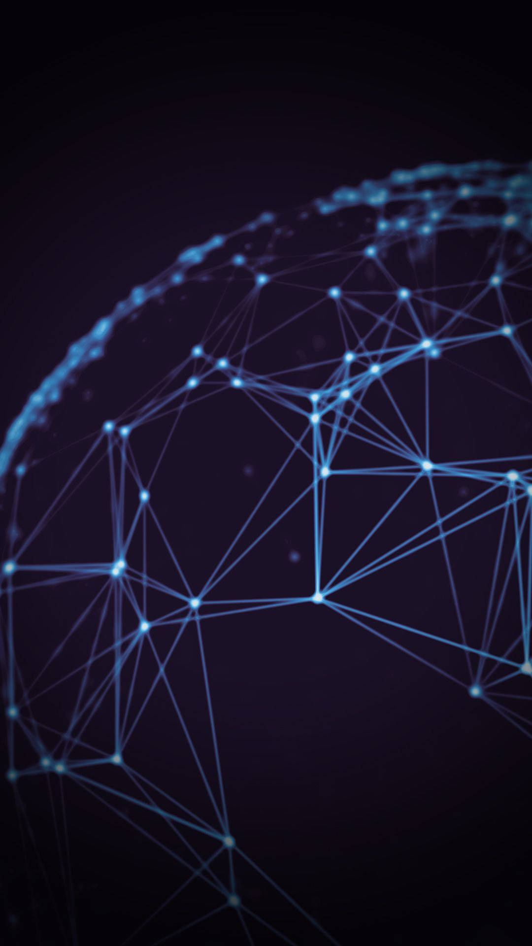 Infinix, glowing blue, geometric lines, Full HD Phone Wallpaper