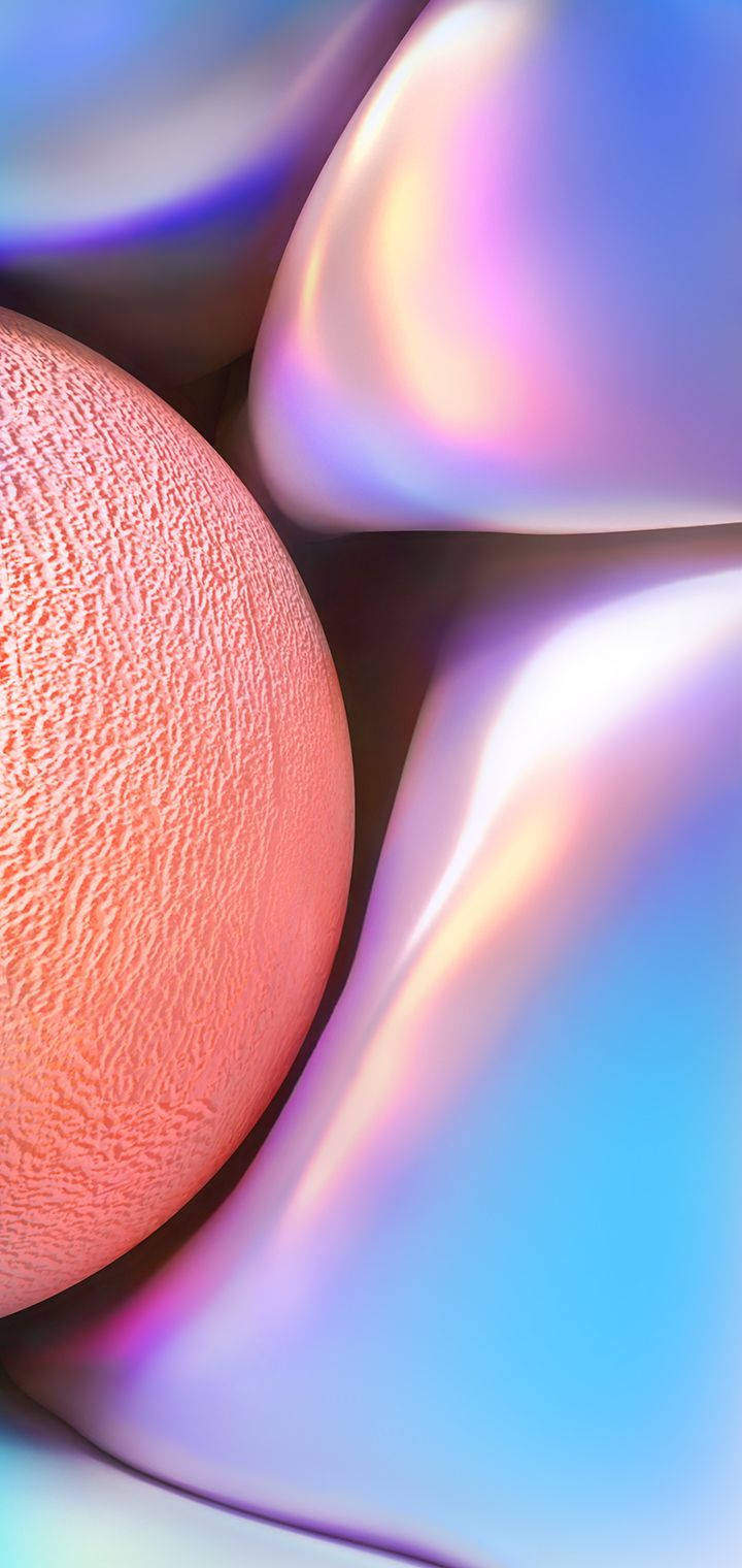 Infinix, pastel sphere, metallic fluid, HD Phone Wallpaper