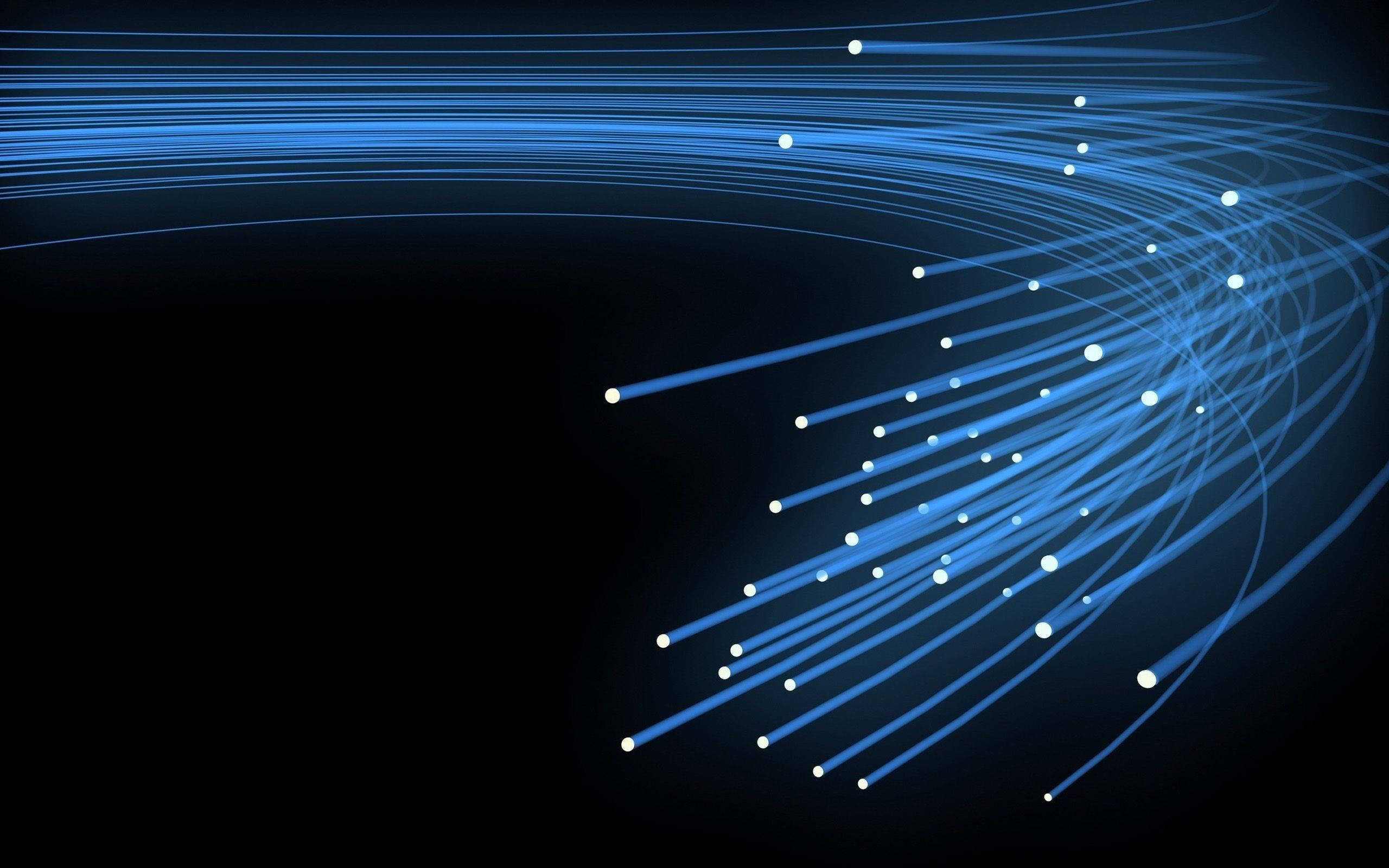 Information Technology, fiber optic, blue, 2K Desktop Wallpaper