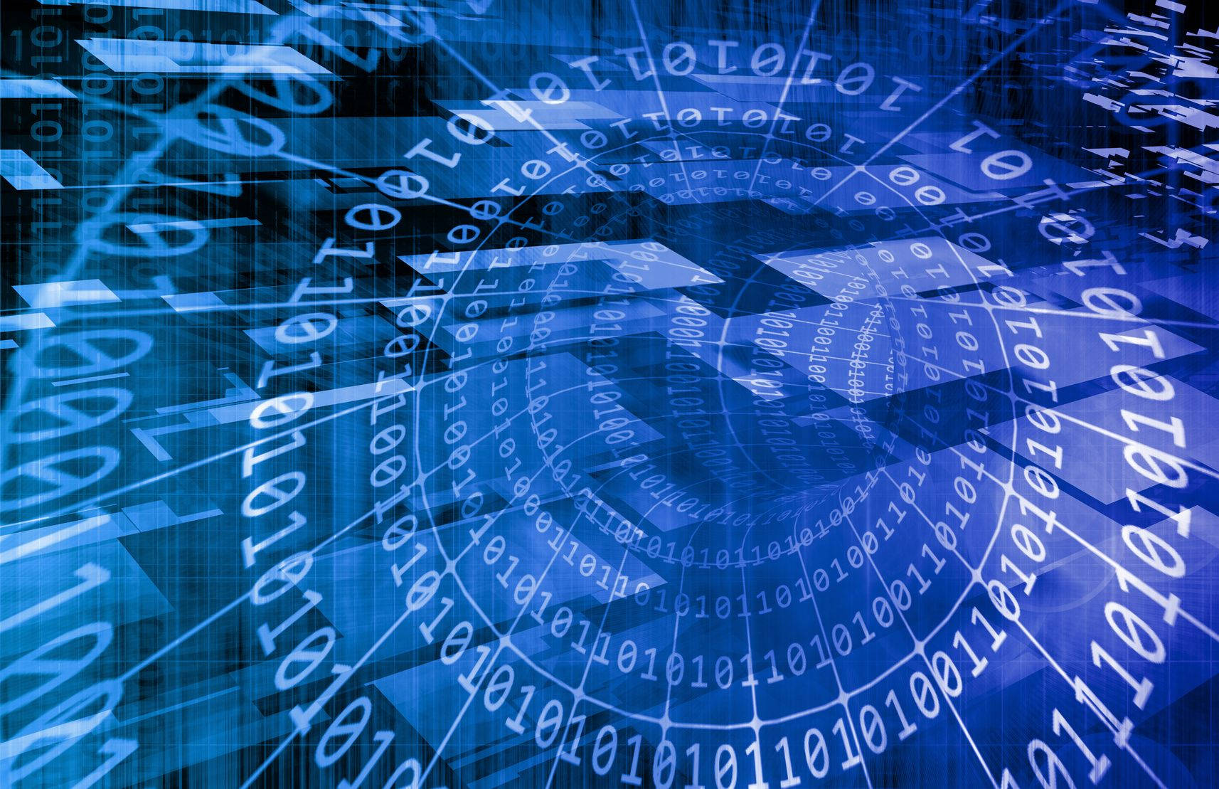 Information Technology, binary code, digital data streams, HD Desktop Wallpaper