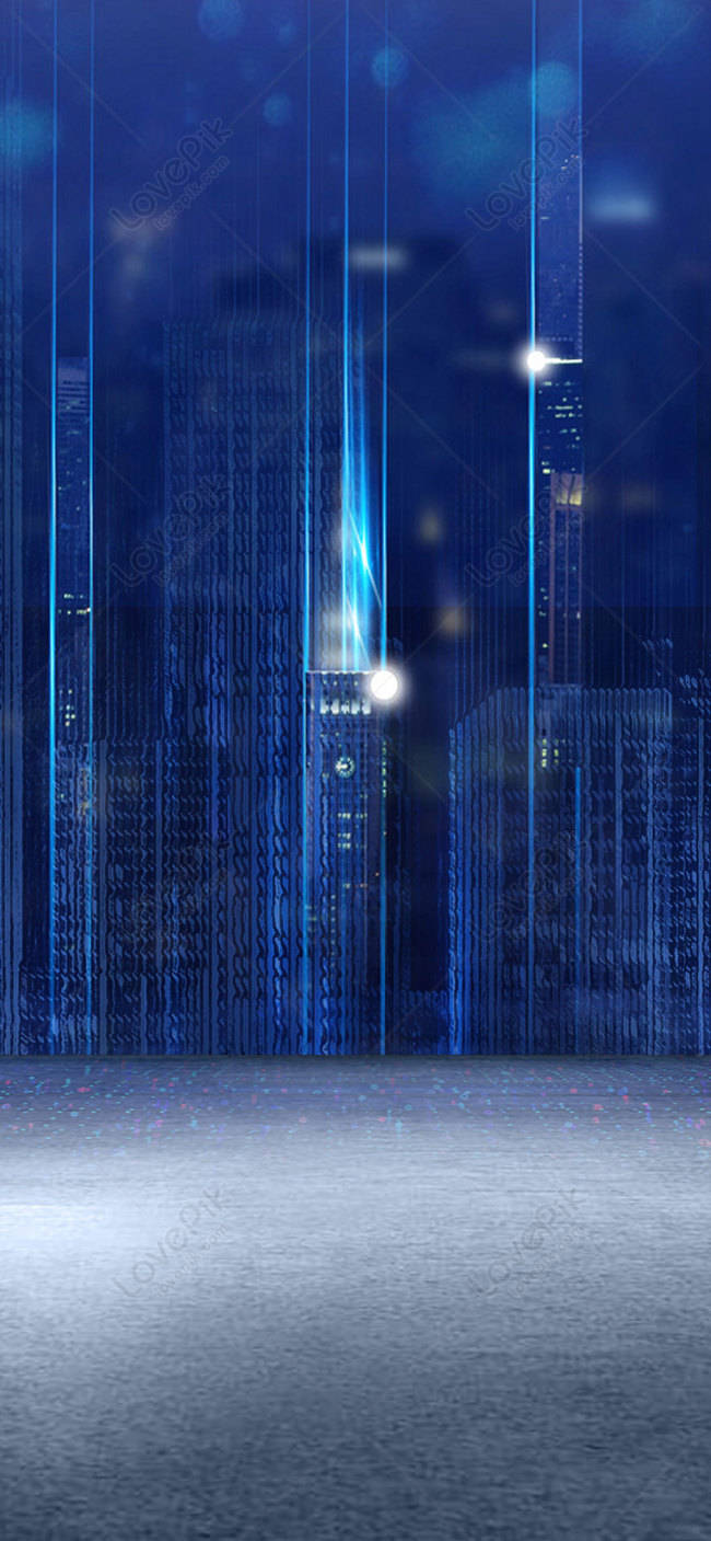 blue digital efficient city, futuristic cityscape, glowing blue data streams, HD Phone Wallpaper
