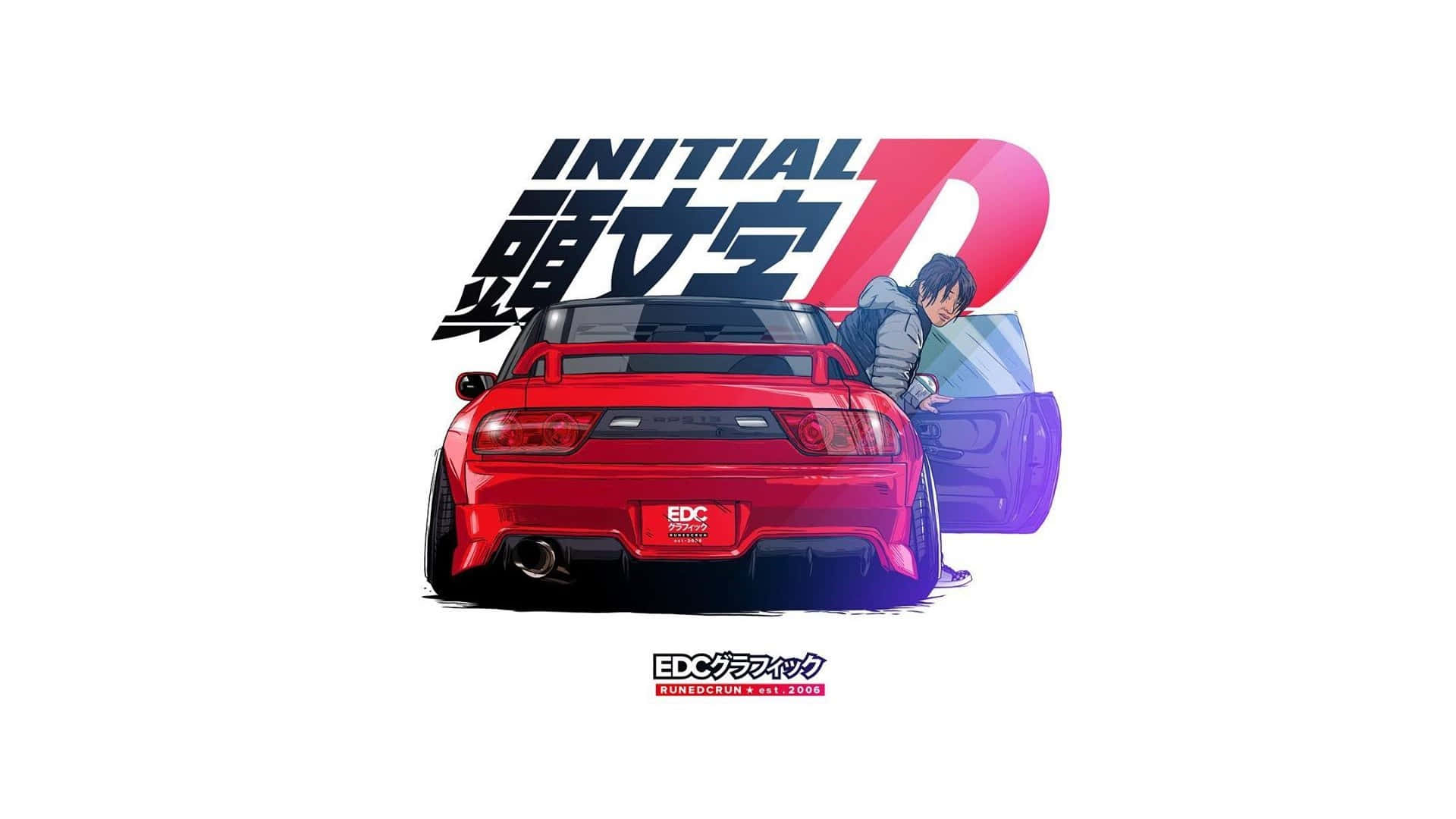 Initial D, manga series, JDM anime, Full HD Desktop Wallpaper