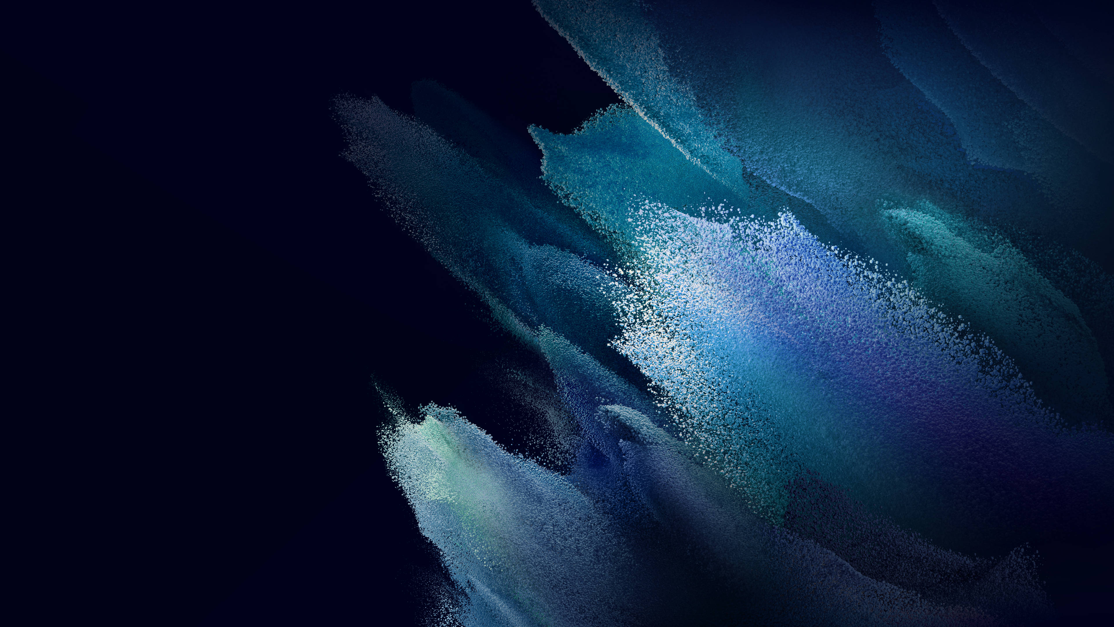 deep blue, teal, black background, 4K Desktop Wallpaper