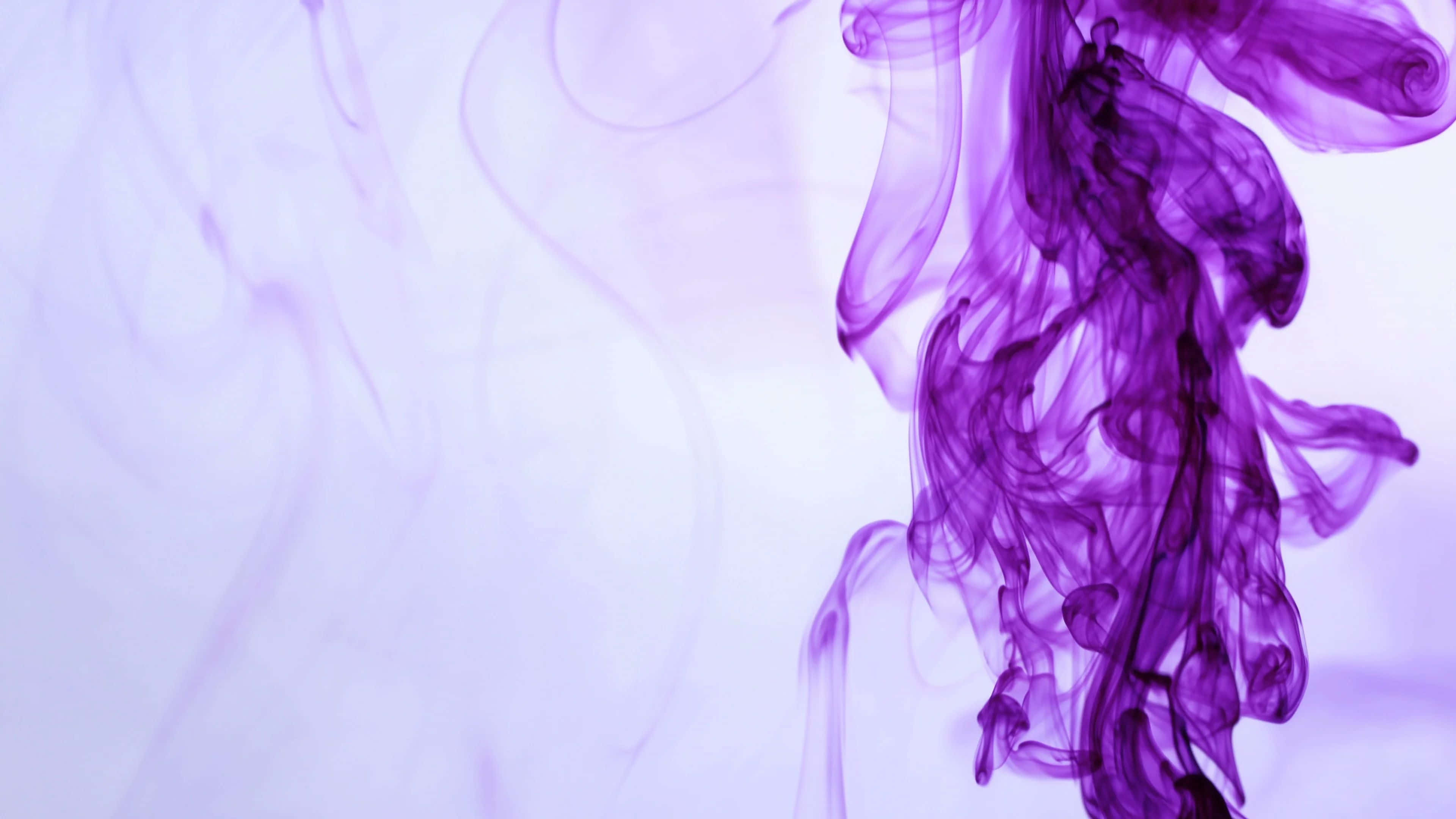 purple ink, lavender background, ethereal abstract composition, 4K Desktop Wallpaper