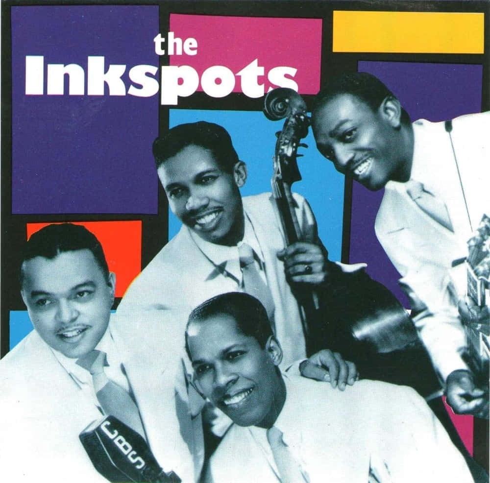 Ink Spots, jazz musicians, white suits, SD Desktop Wallpaper