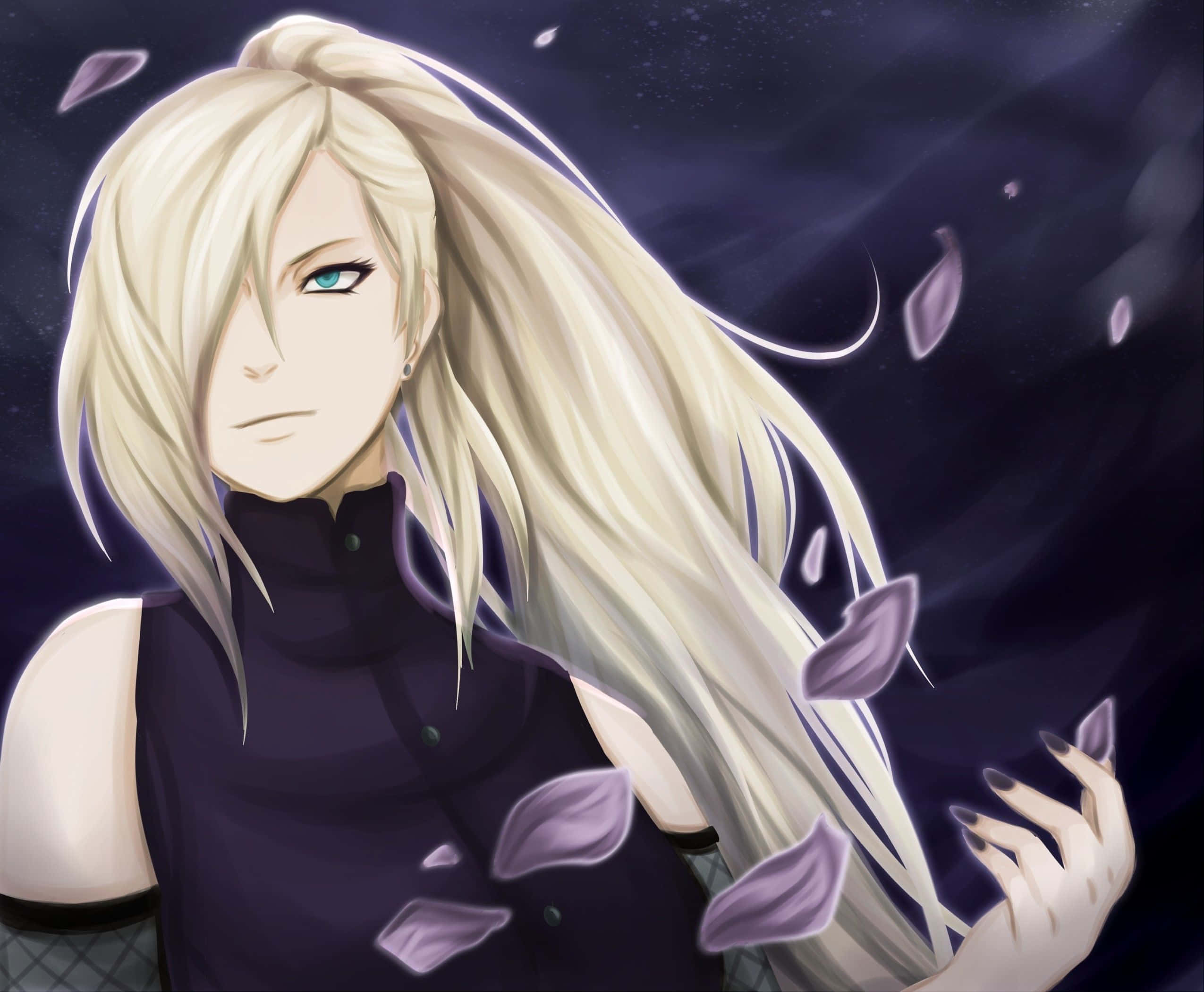 Ino Yamanaka, blonde anime character, teal eyes, Full HD Desktop Wallpaper