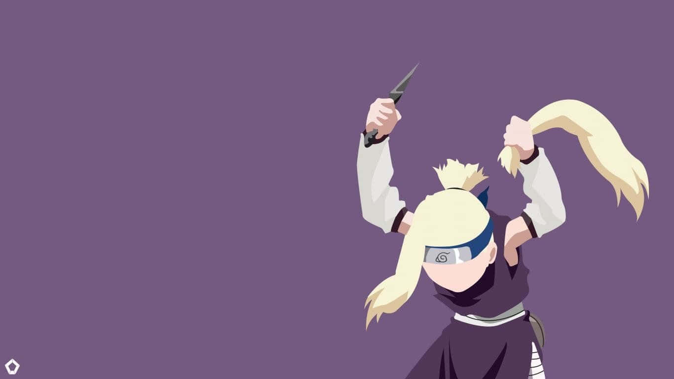 Ino Yamanaka, blonde pigtails, headband, HD Desktop Wallpaper