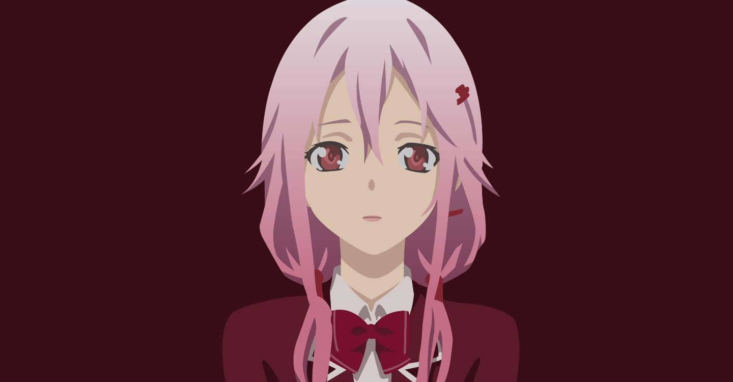 Inori Yuzuriha, pink-haired, red eyes, HD Desktop Wallpaper