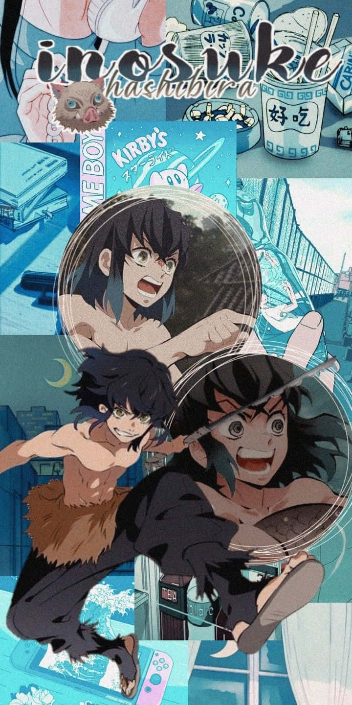 Inosuke Aesthetic, anime characters, manga books, HD Phone Wallpaper