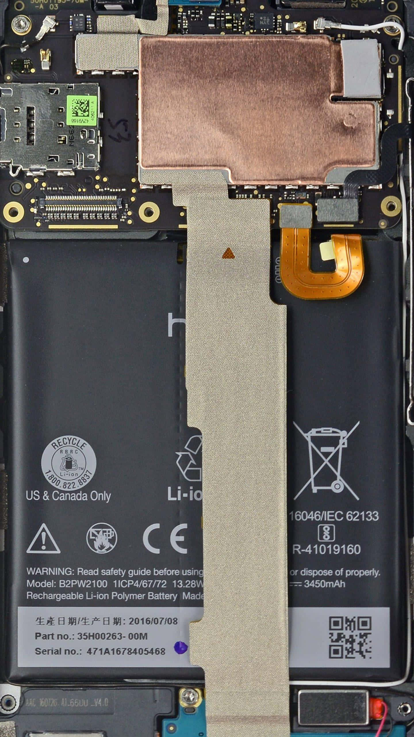 iPhone, circuit board, battery, 2K Phone Wallpaper