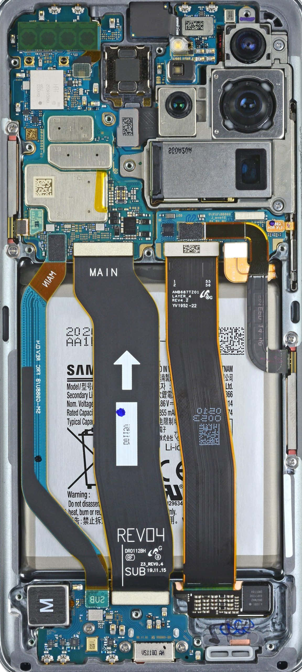 iPhone, circuit boards, cameras, 2K Phone Wallpaper