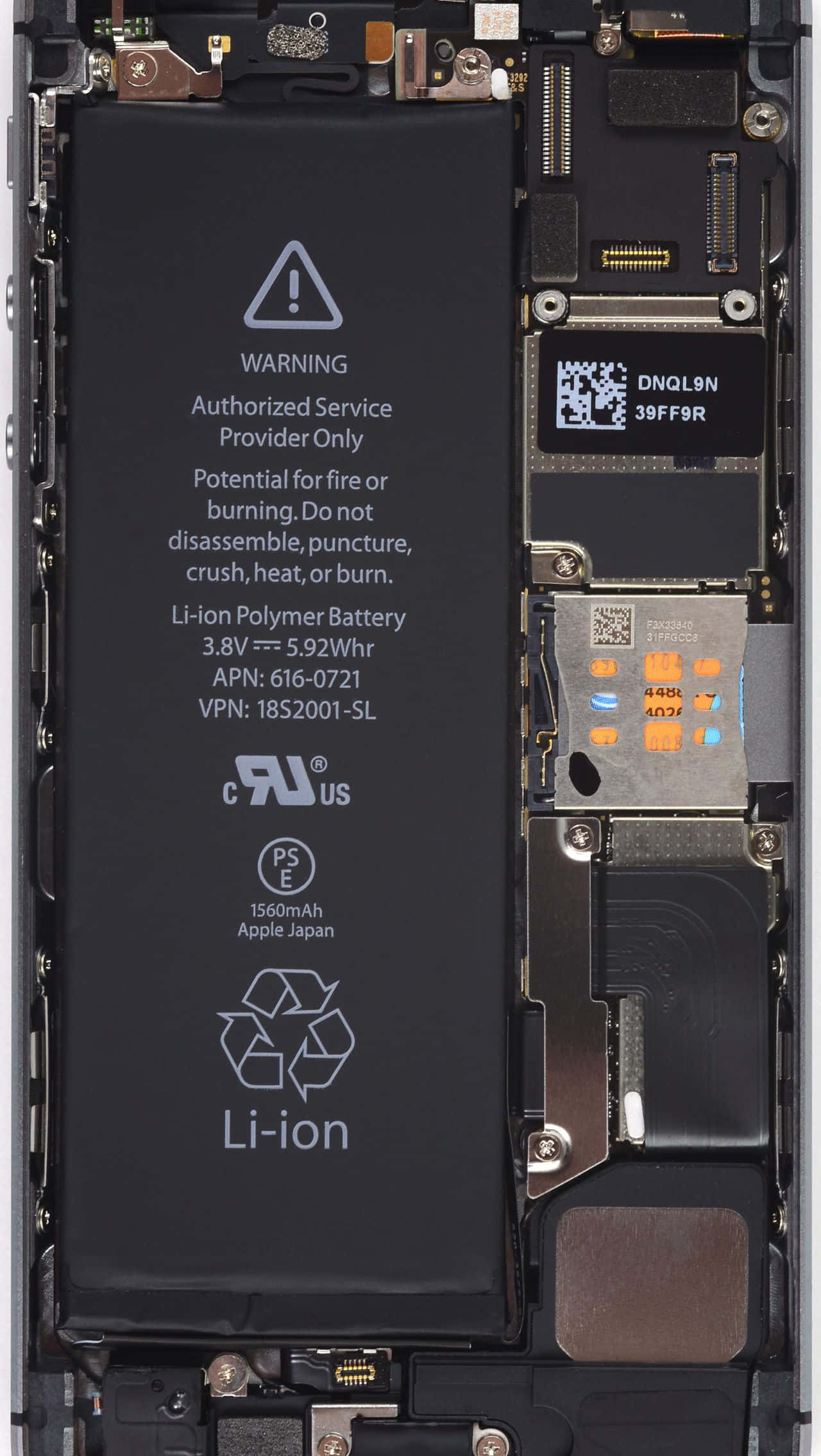 iPhone, lithium ion battery, circuit boards, Full HD Phone Wallpaper