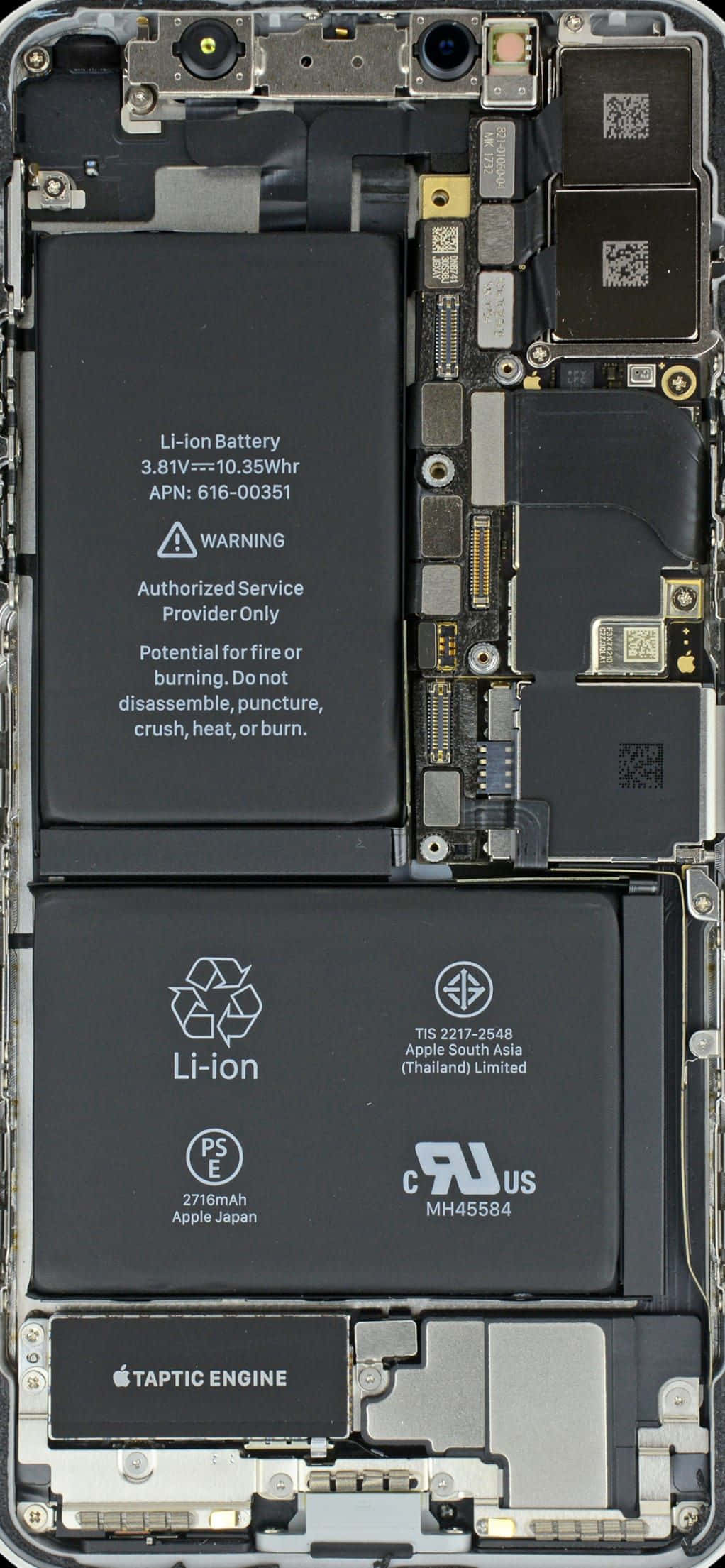 iPhone, battery, circuit boards, Full HD Phone Wallpaper
