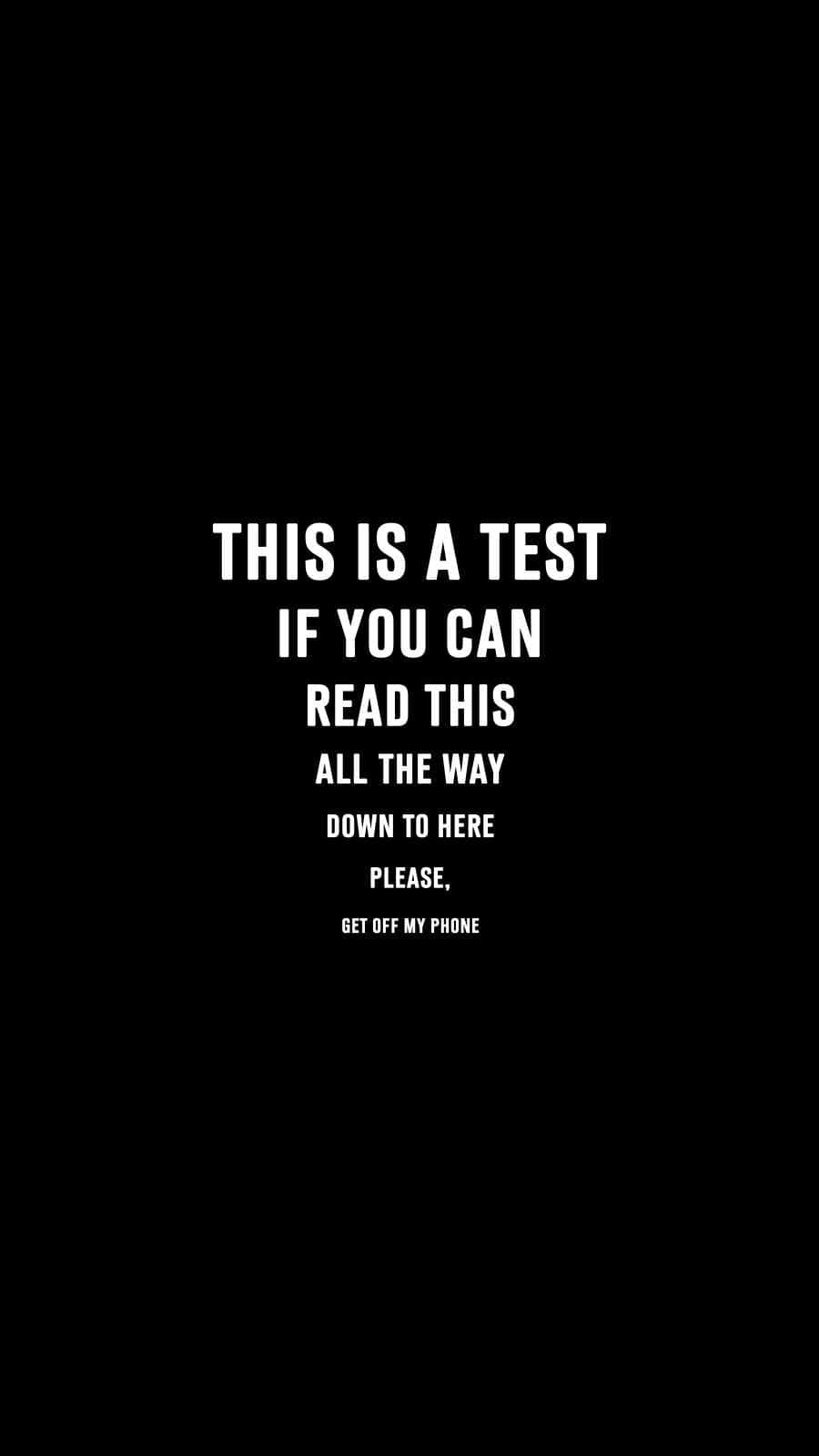 iPhone, black background, white text, HD Phone Wallpaper