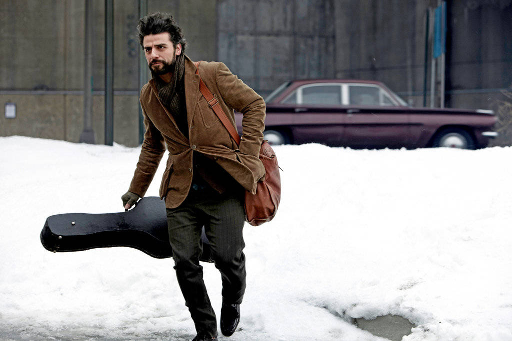 Inside Llewyn Davis, black guitar suitcase, bearded man, SD Desktop Wallpaper