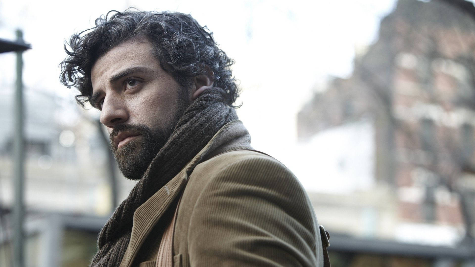Inside Llewyn Davis, brown coat, dark curly hair, Full HD Desktop Wallpaper