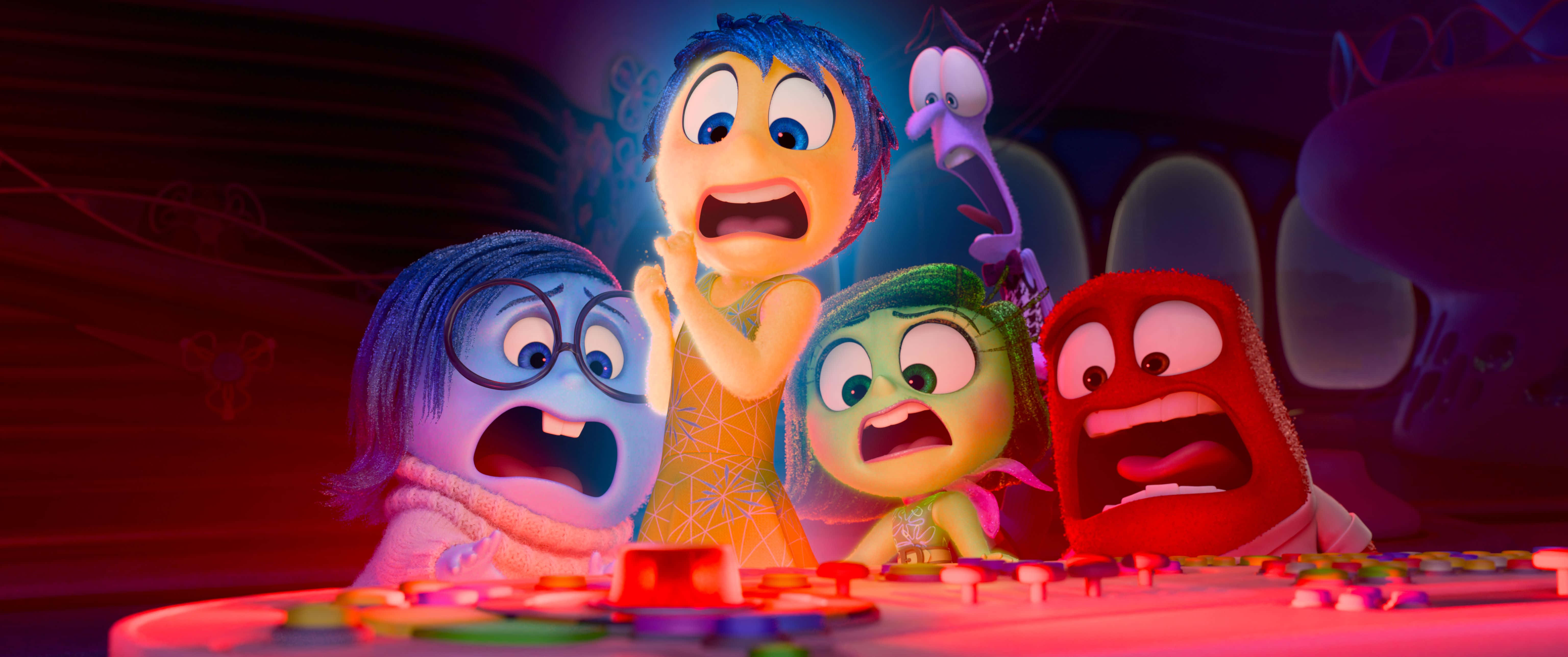 Inside Out, emotions, animated emotion characters, 5K Desktop Wallpaper