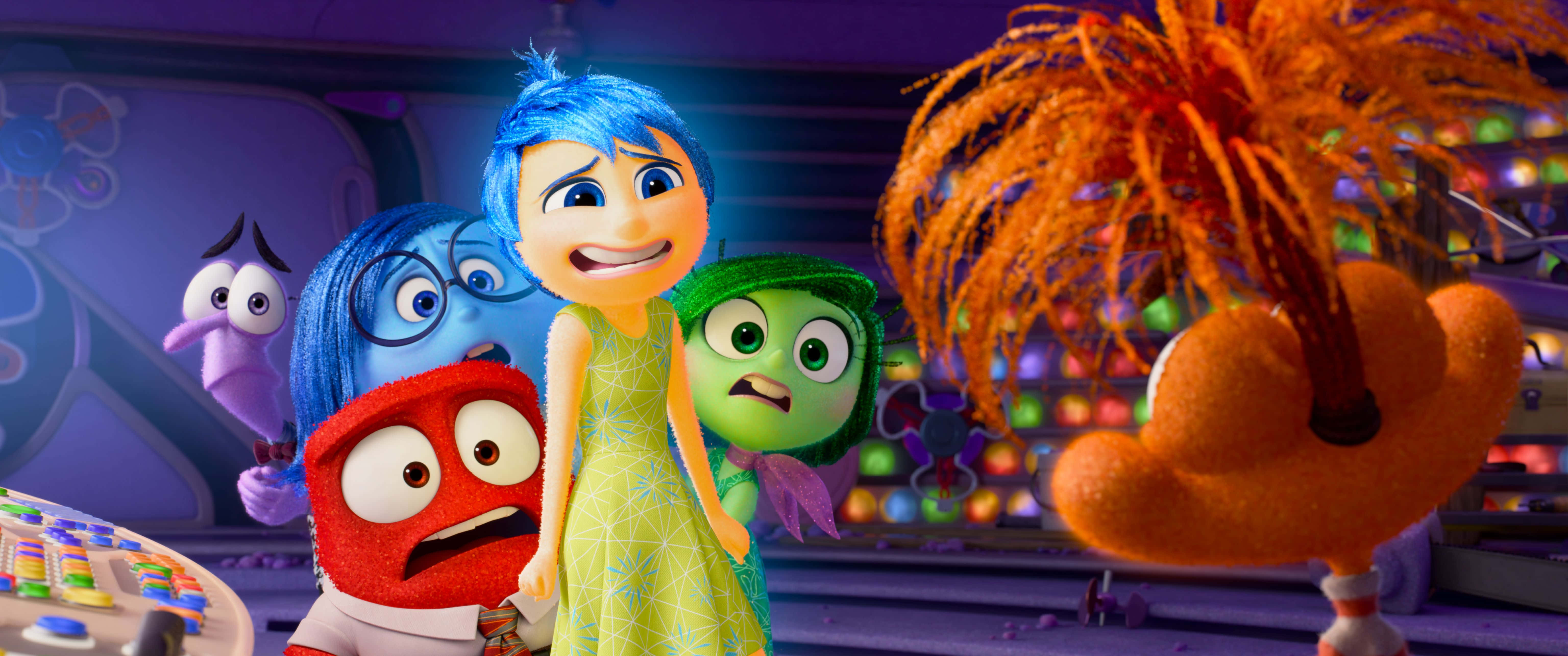 Inside Out, characters, headquarters, 5K Desktop Wallpaper