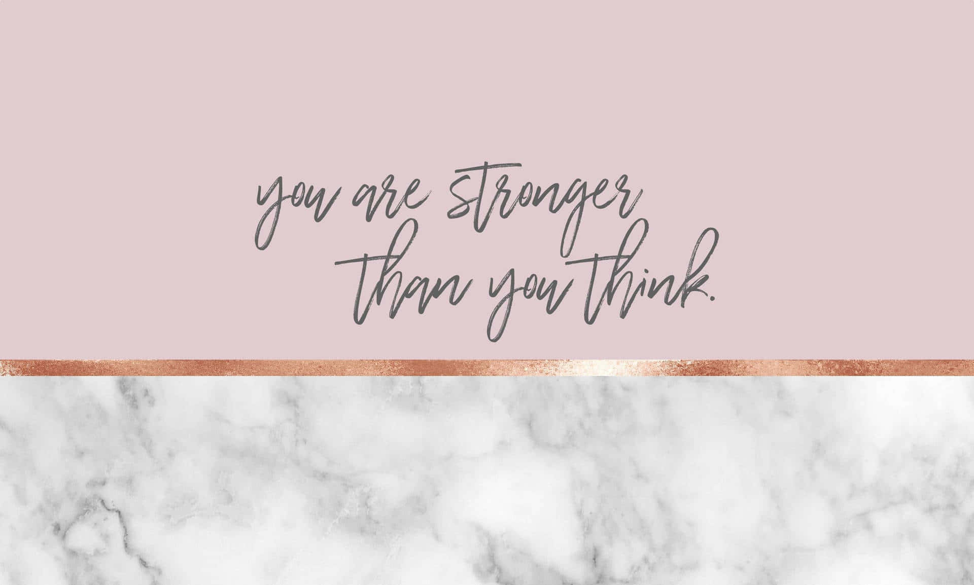 gray script, soft pink background, rose gold stripe, Full HD Desktop Wallpaper