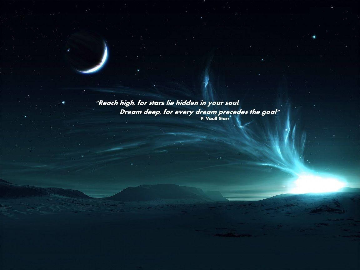 crescent moon, glowing blue energy, snowy plain, SD Desktop Wallpaper