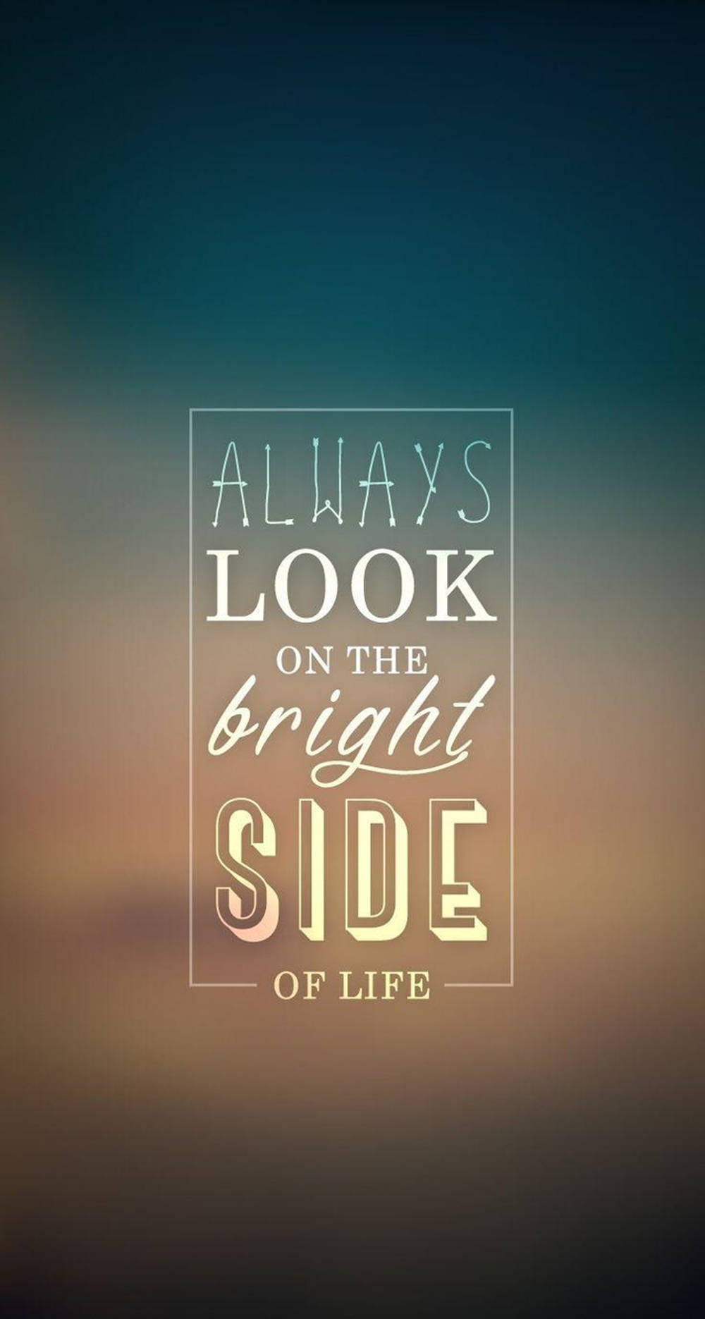 Inspirational Reminder on Phone Screen, motivational quote text, soft gradient sky background, HD Phone Wallpaper