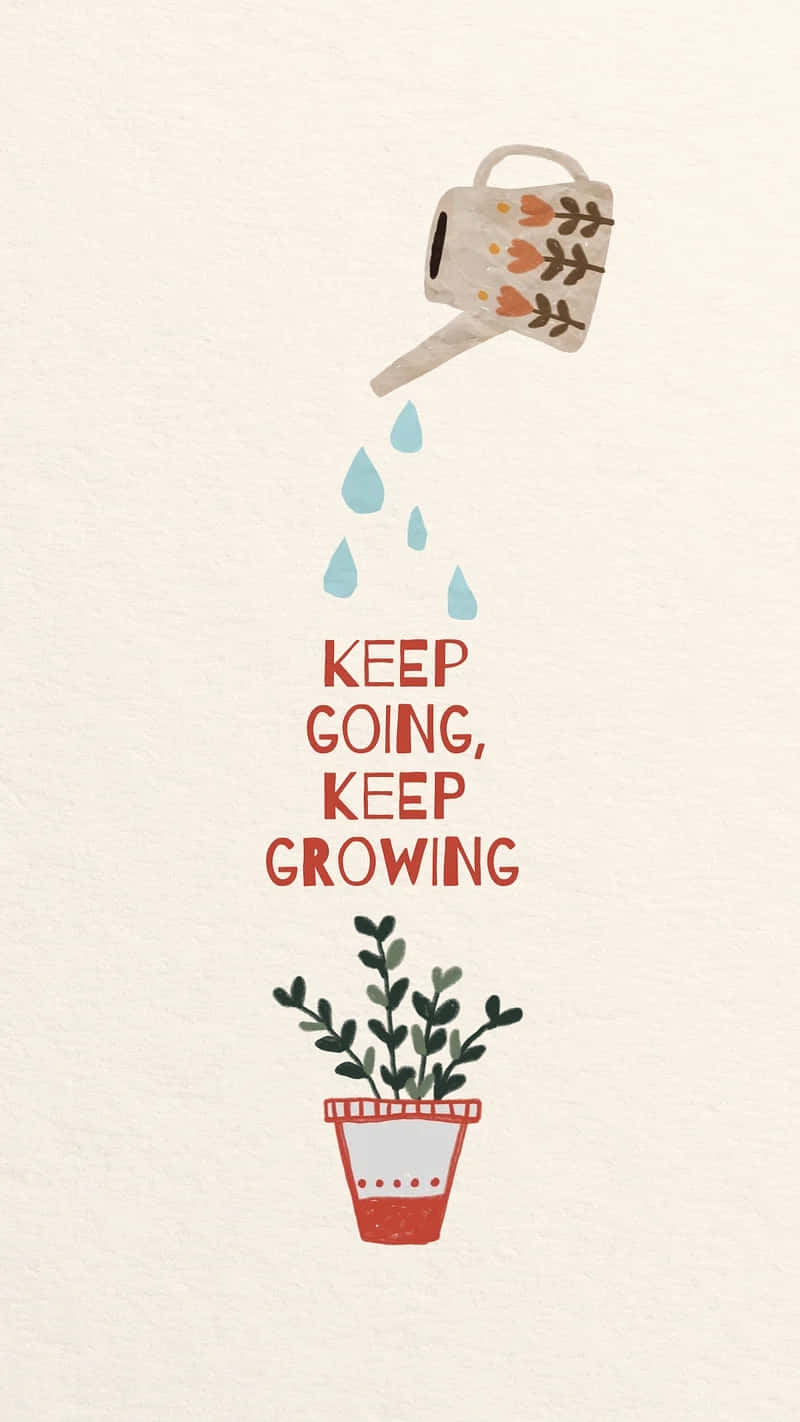 watering can, blue drops, potted plant, HD Phone Wallpaper