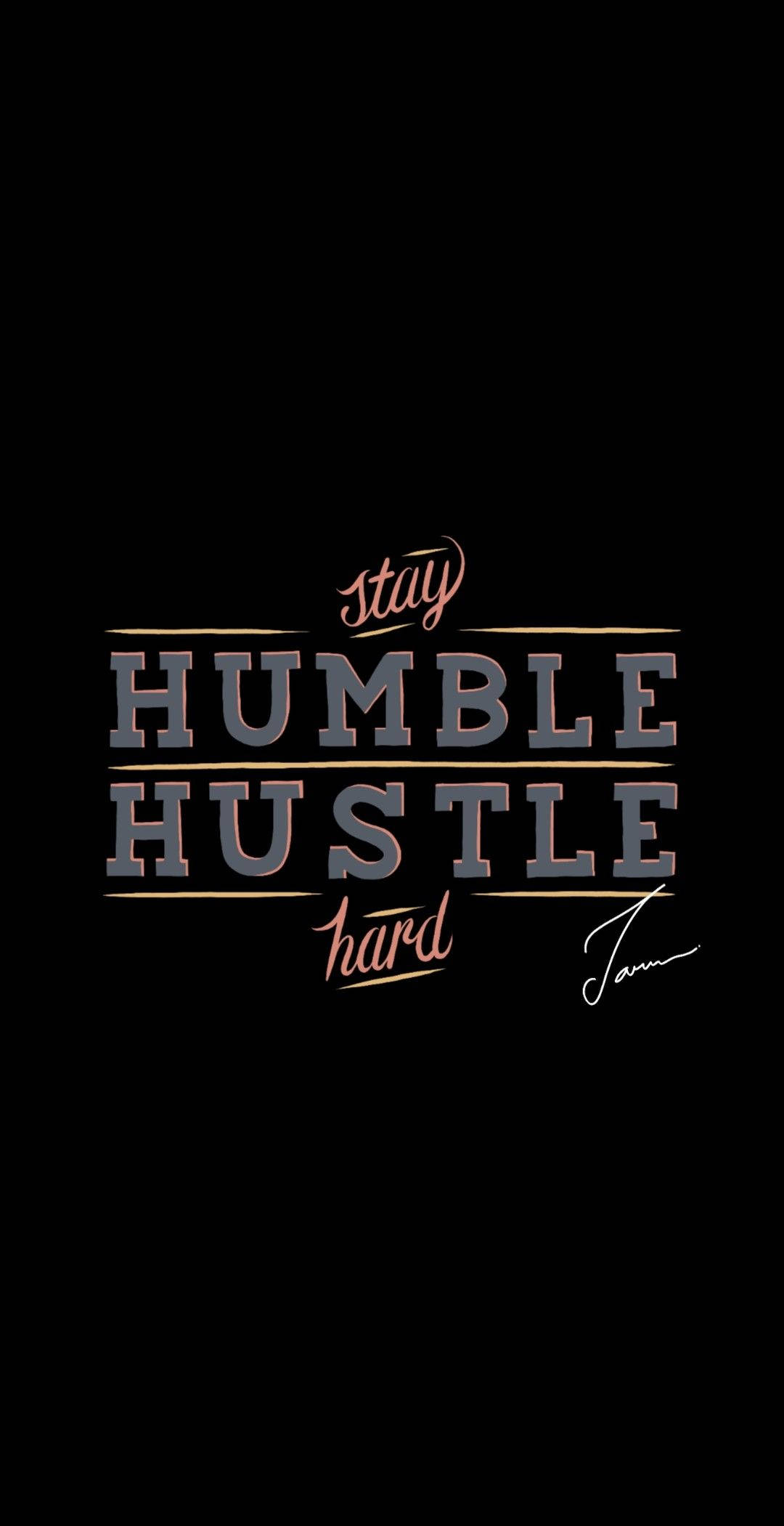 Hustle Hard, Stay Humble Hustle Hard Quote, metallic gray, Full HD Phone Wallpaper