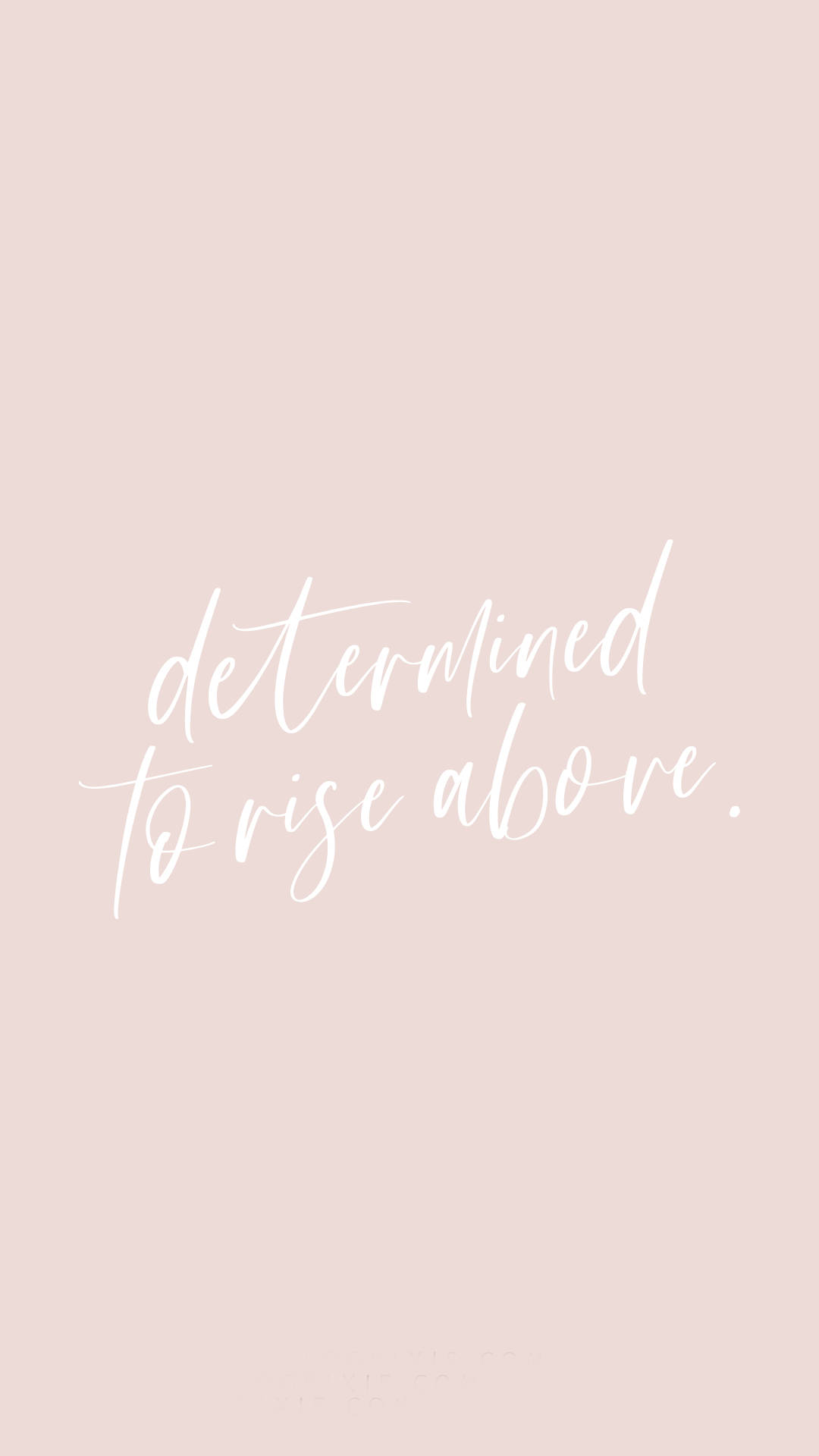 Inspiring Quotes Phone, rise above, blush background, Full HD Phone Wallpaper