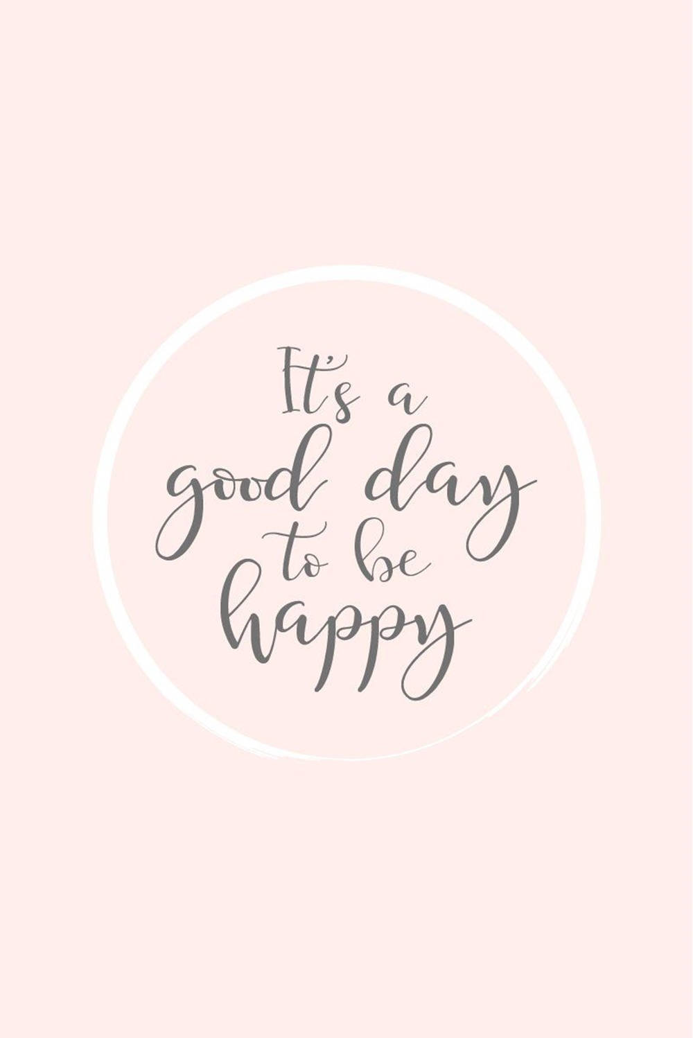 Inspiring Quotes Phone, soft pink background, elegant gray cursive, HD Phone Wallpaper