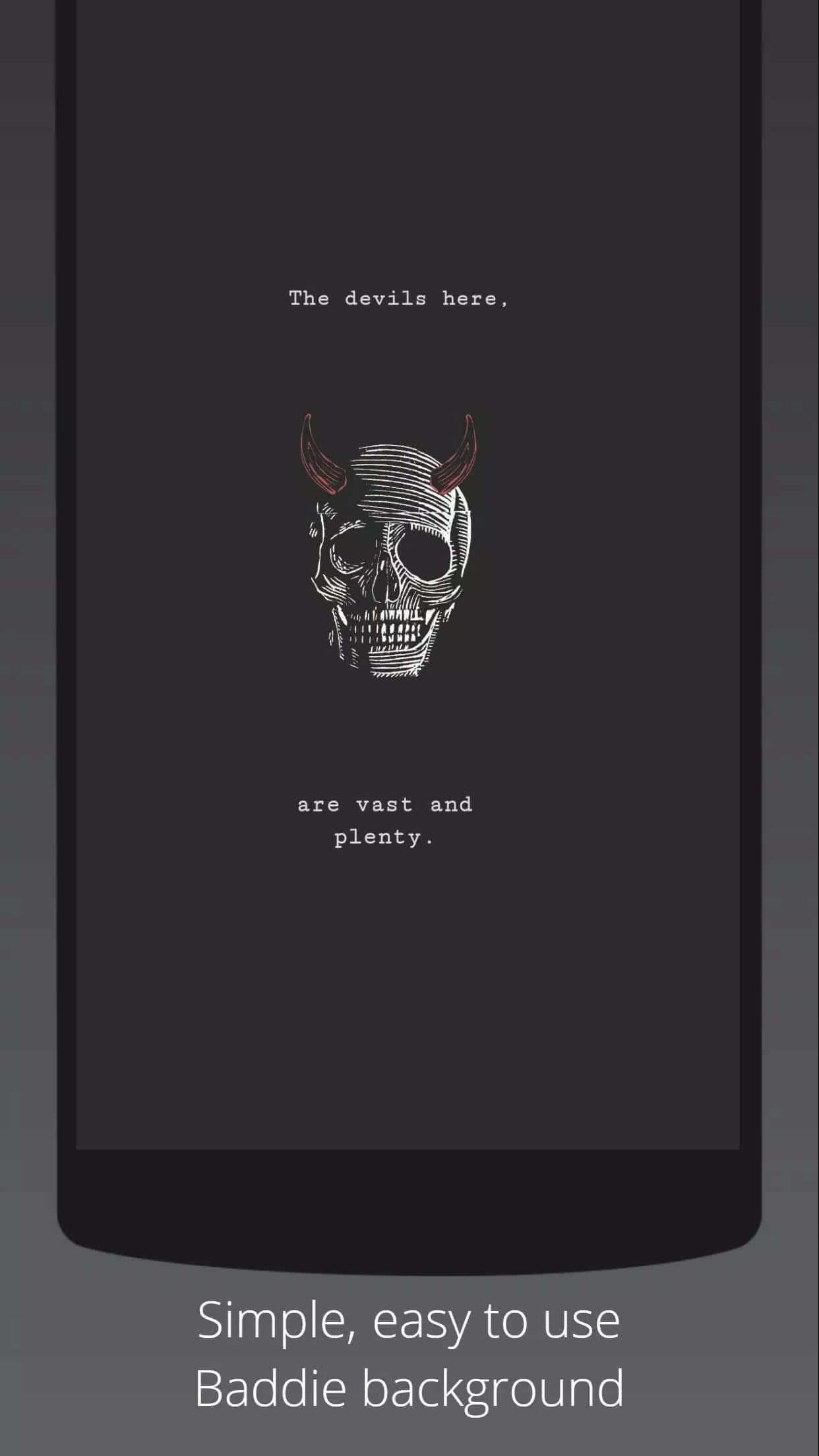 Insta Baddie, devil skull, horns, Full HD Phone Wallpaper