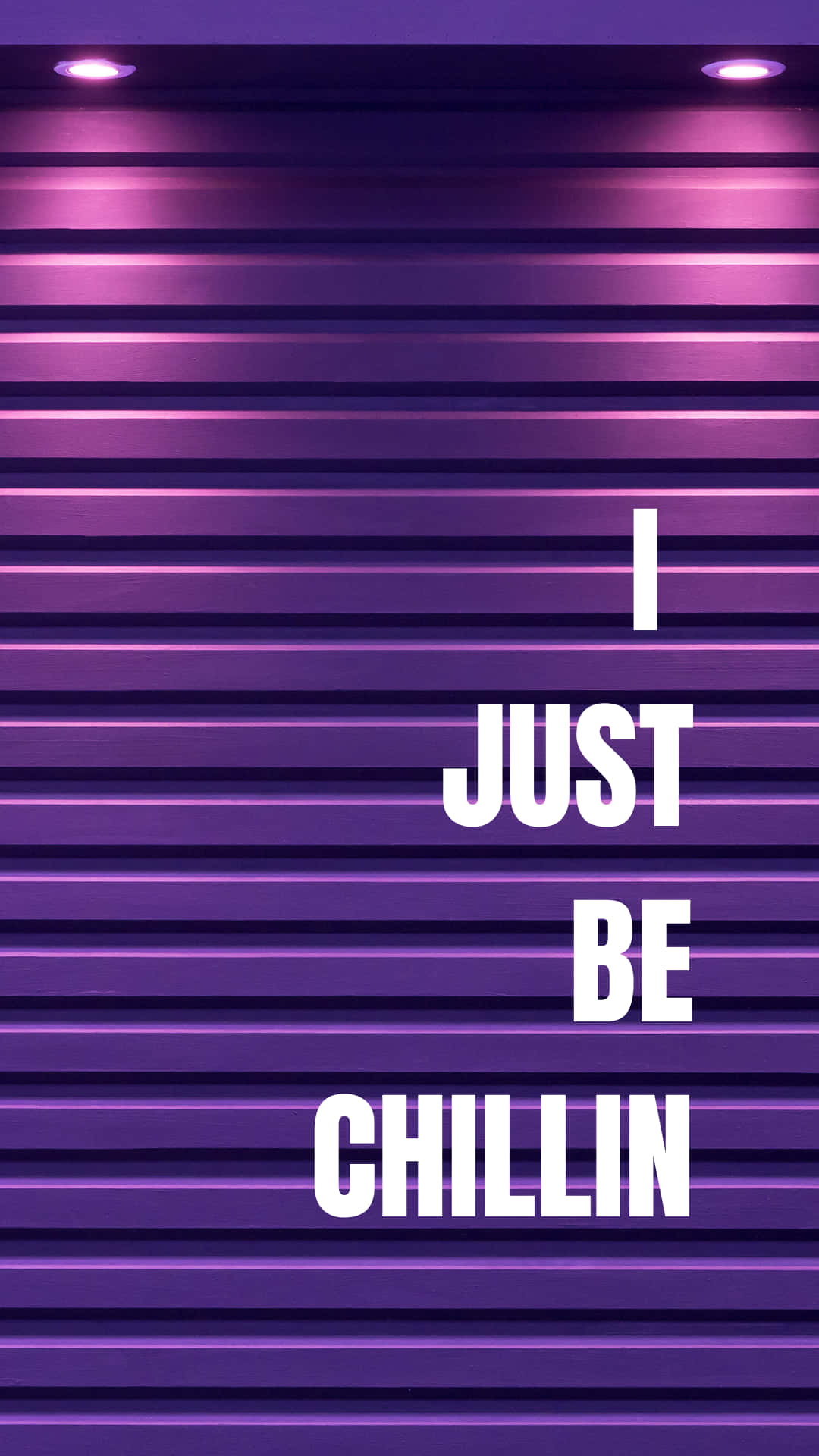 purple striped metal shutter, vibrant purple, Bold white text, Full HD Phone Wallpaper