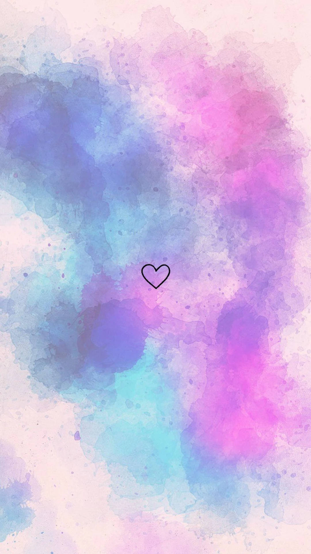 Instagram Profile, watercolor, blue, Full HD Phone Wallpaper