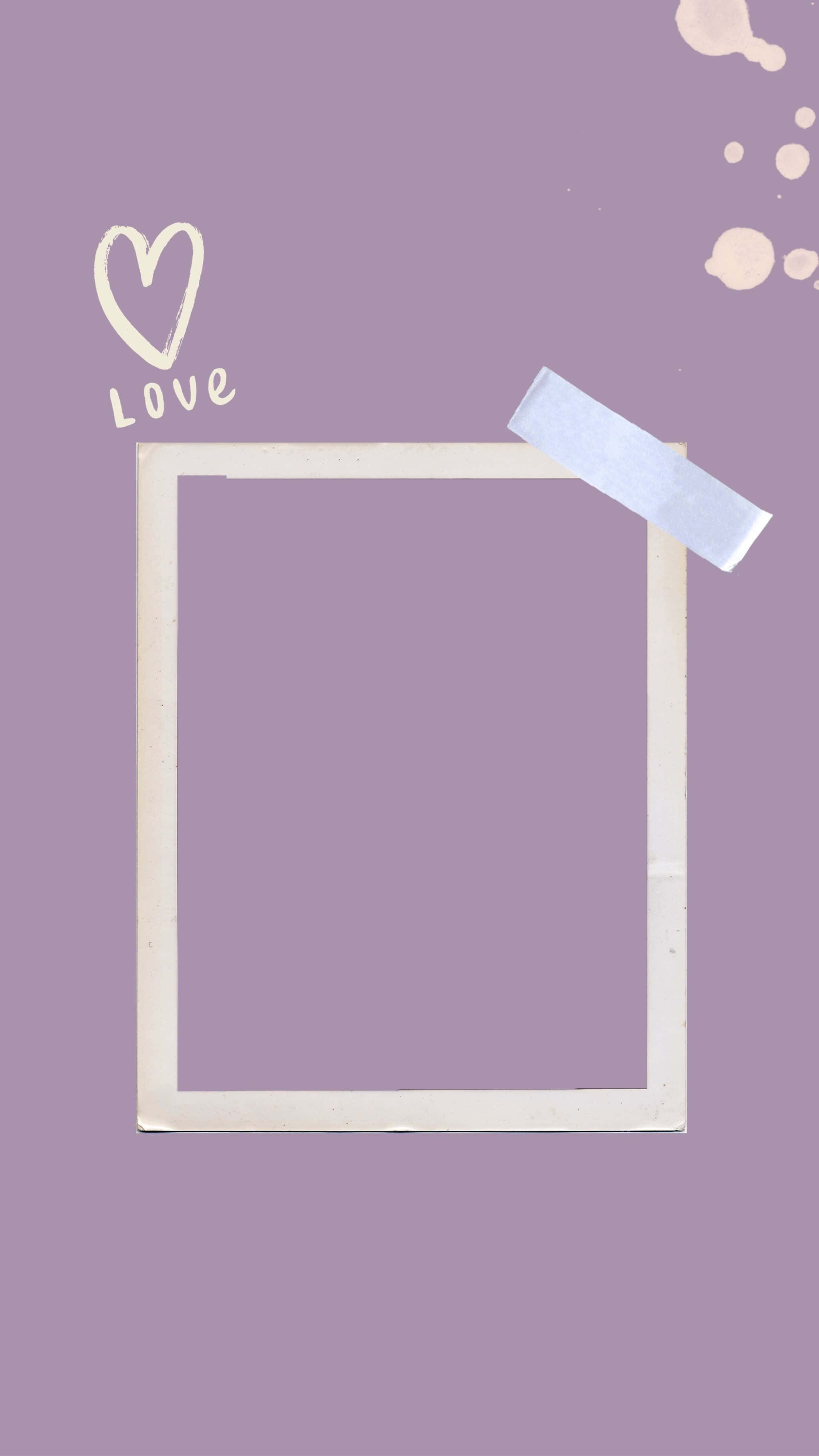 purple canvas, Instagram Stories, white photo frame, 2K Phone Wallpaper
