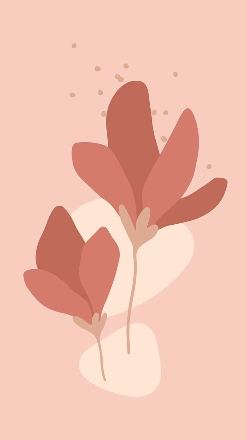 red flowers, Instagram Stories, pinkish-brown flowers, HD Phone Wallpaper