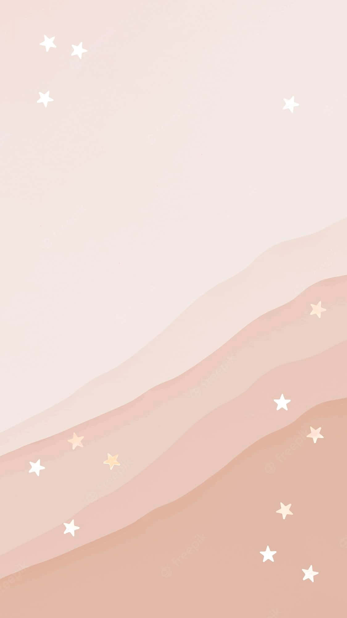 pinks, nudes, pastel pink waves, Full HD Phone Wallpaper