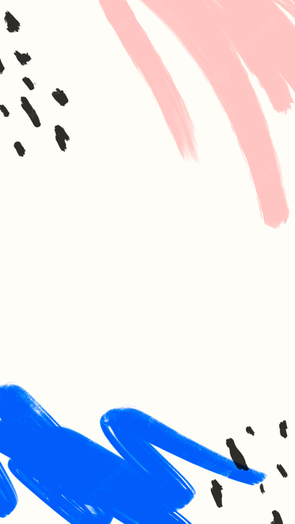 Instagram Stories, bold blue, pink brushstrokes, Full HD Phone Wallpaper