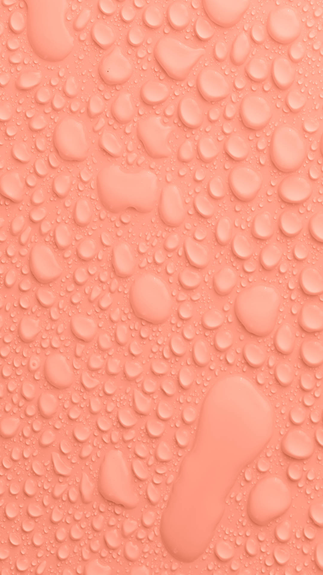 Instagram Story, peach background, water droplets, Full HD Phone Wallpaper